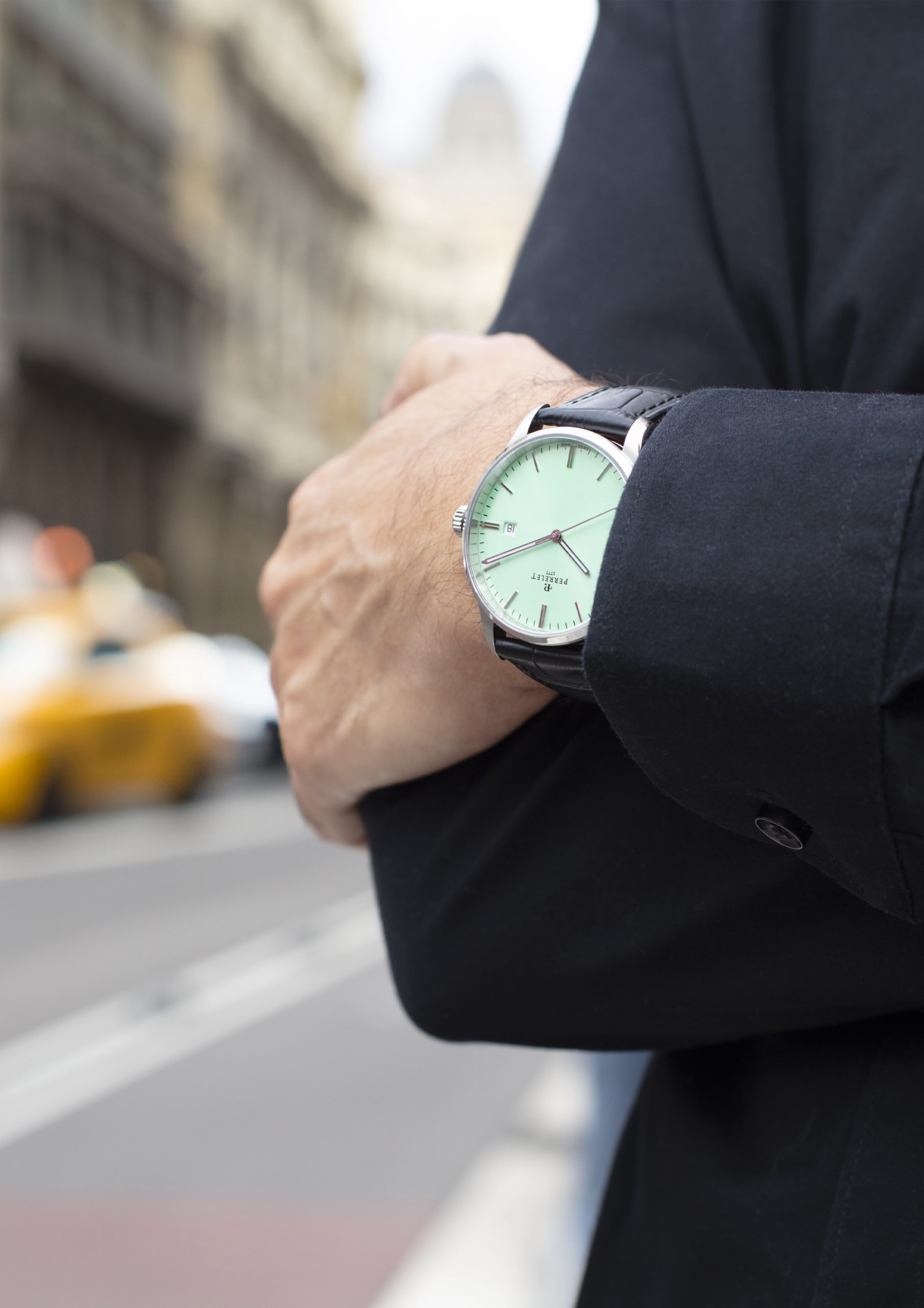 IMG_9081 Perrelet Weekend 3 Hands Green Mint A1300/E Replica 7