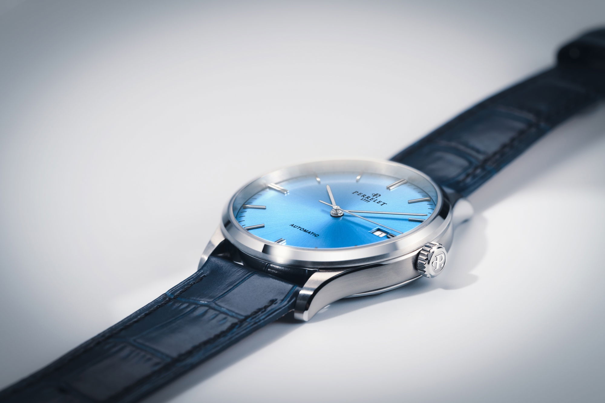 IMG_9081 Perrelet Weekend 3 Hands Ice Blue A1300/C Replica 7