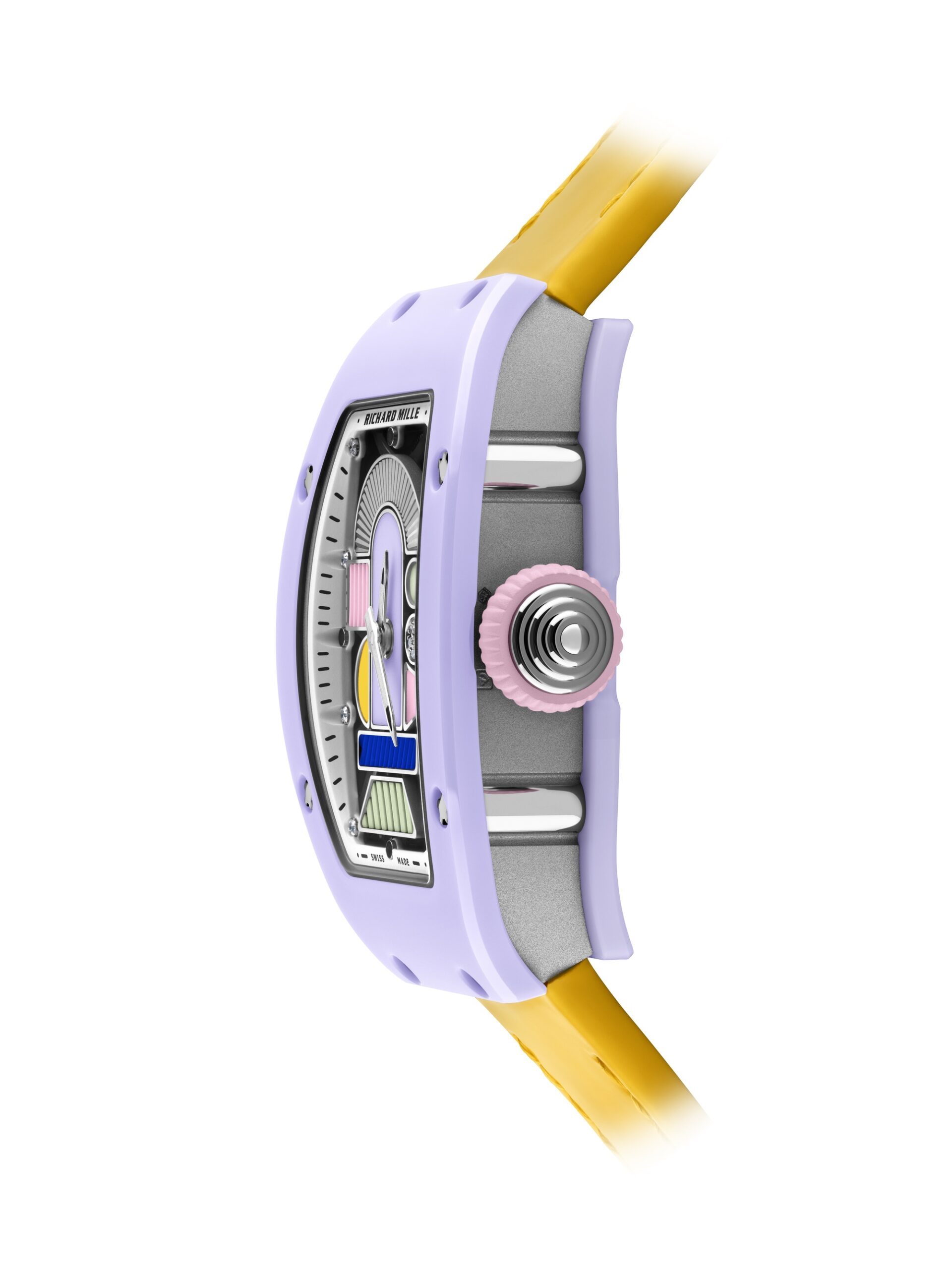 Richard Mille RM 07-01 Automatic Winding Coloured Ceramics Lavender rm-07-01 Replica 7