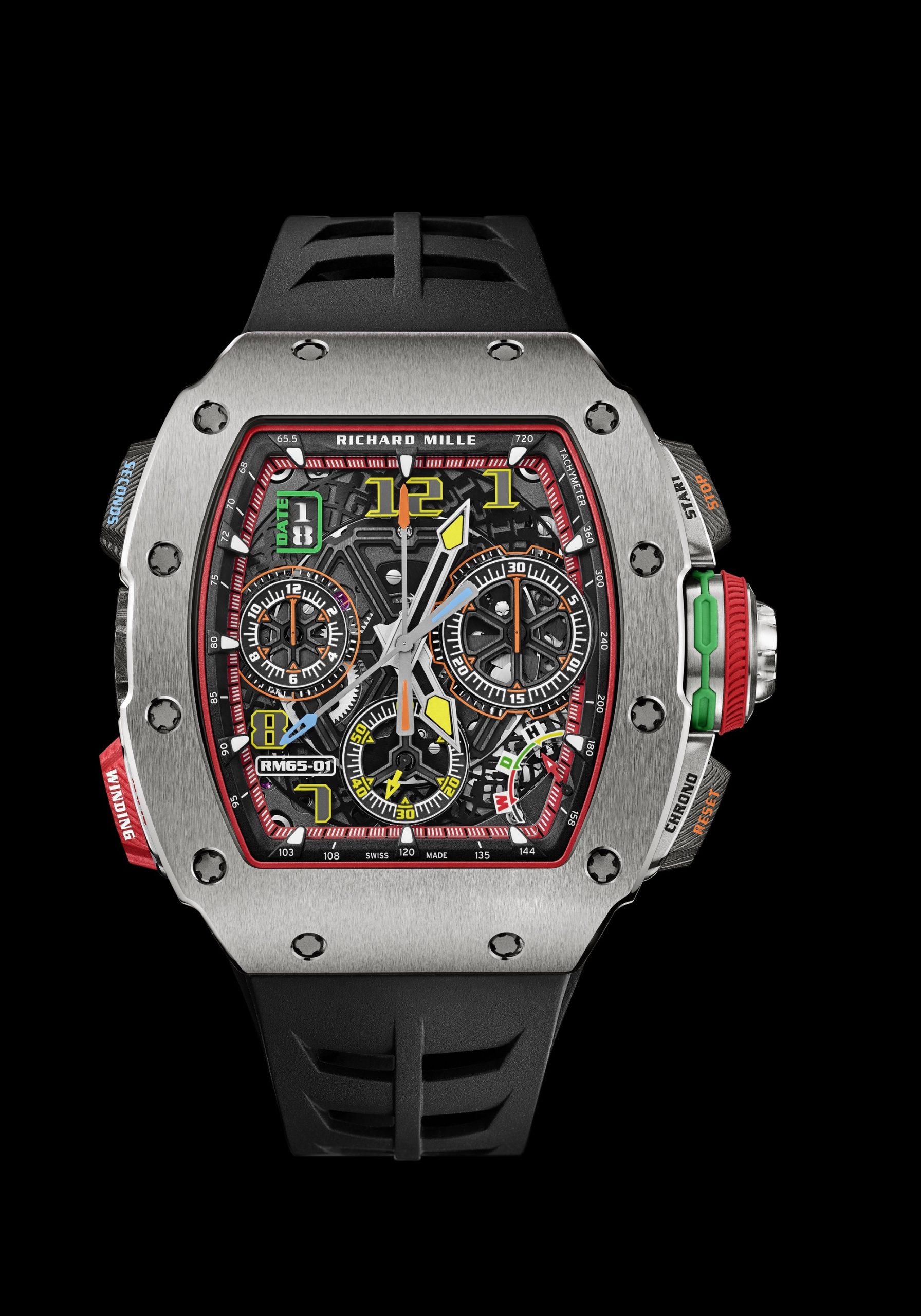 IMG_9081 Richard Mille RM 65-01 Automatic Split-Seconds Chronograph Titanium rm-65-01 Replica 7