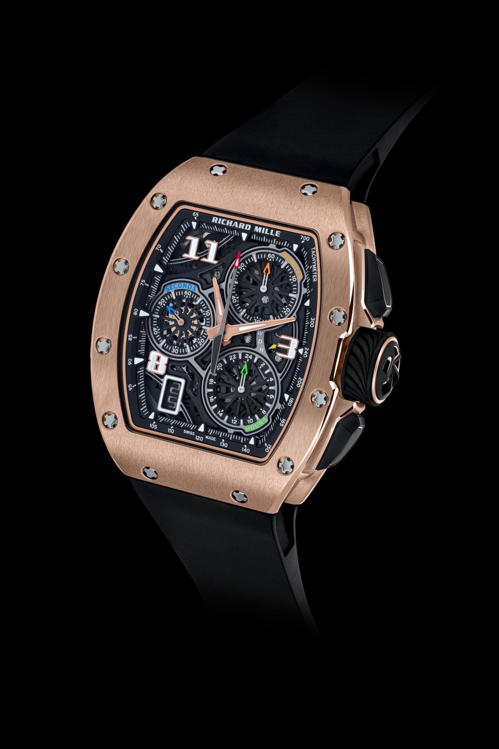 Richard Mille RM 72-01 Automatic Winding Lifestyle Flyback Chronograph Red Gold rm-72-01 Replica 7