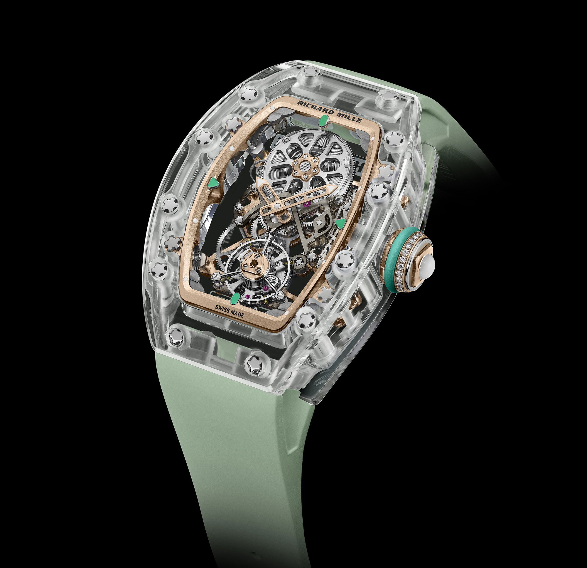 IMG_9081 Richard Mille RM 75-01 Flying Tourbillon Sapphire rm-75-01 Replica 7