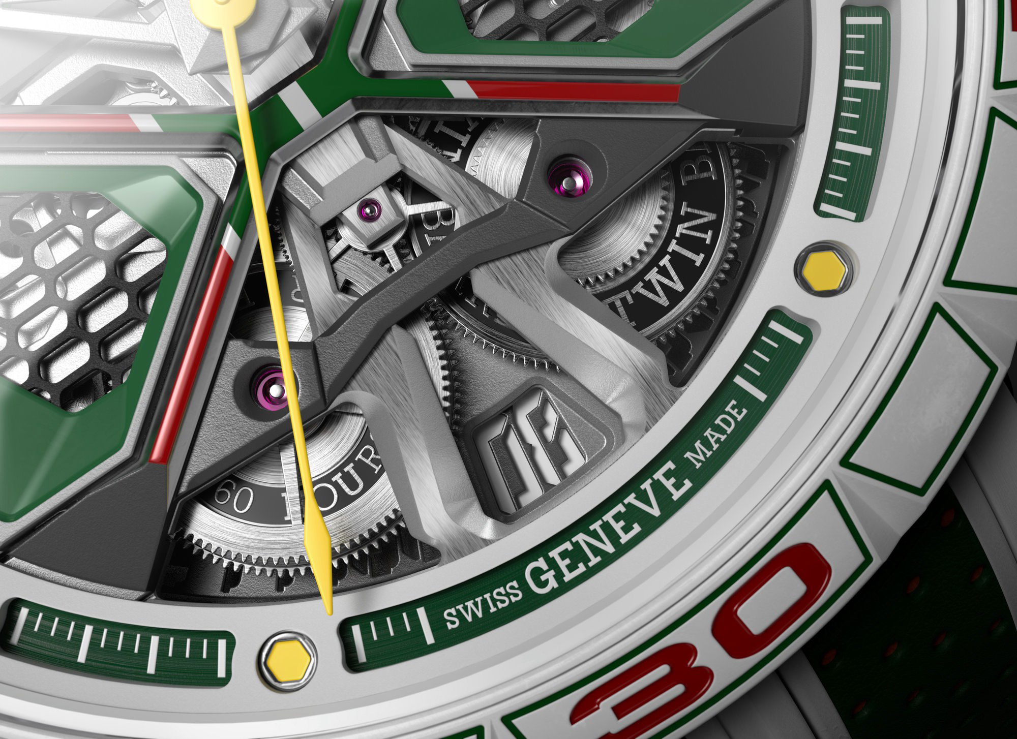 IMG_9081 Roger Dubuis Excalibur Spider Huracan White MCF RDDBEX1006 Replica 7