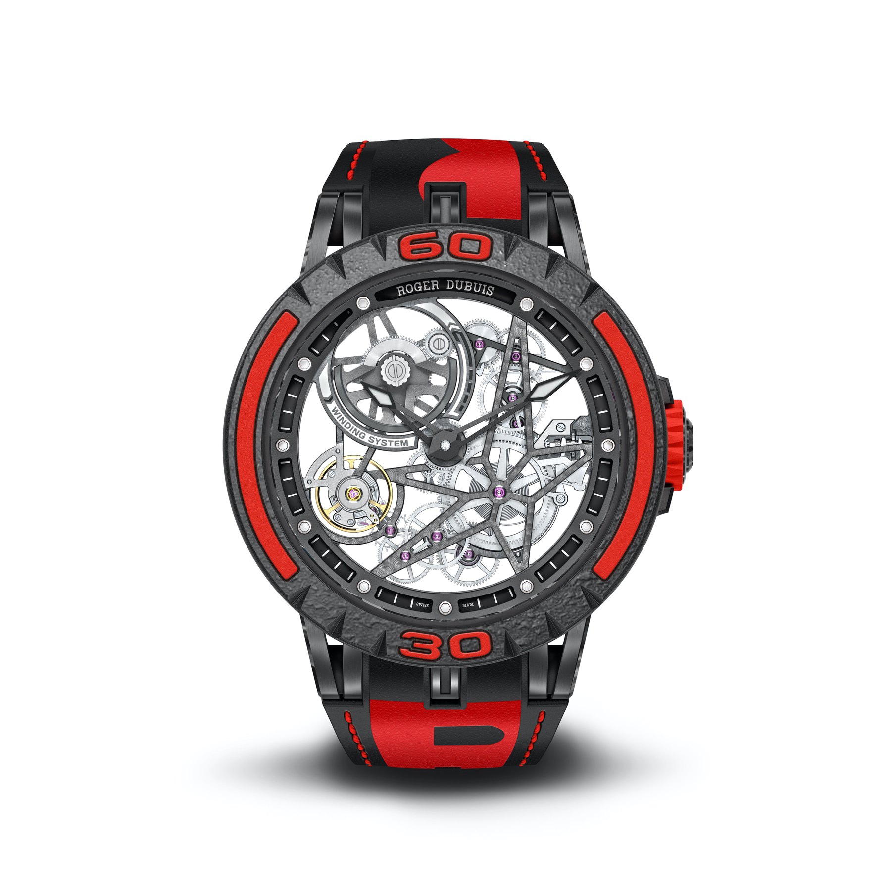 Roger Dubuis Excalibur Spider Pirelli Automatic Skeleton RDDBEX0826 Replica 7