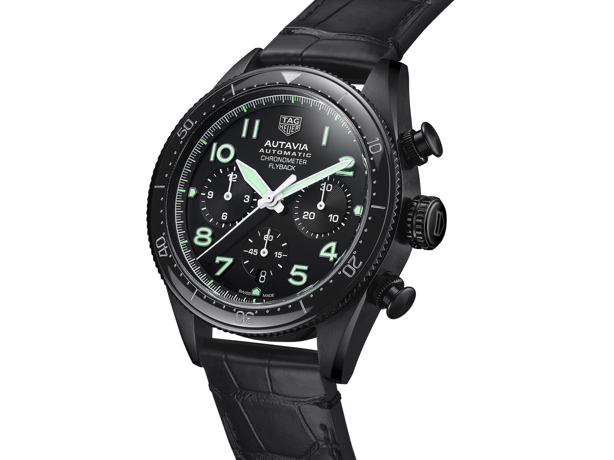 TAG Heuer Autavia Chronometer Flyback 60th Anniversary CBE511C.FC8280 Replica 7