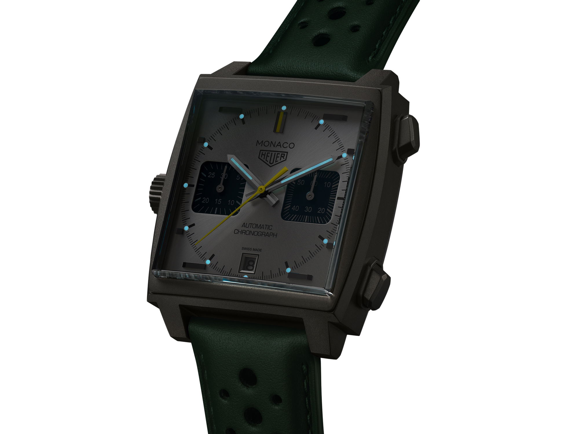 IMG_9081 TAG Heuer Monaco Chronograph Racing Green CAW218E.FC6565 Replica 7