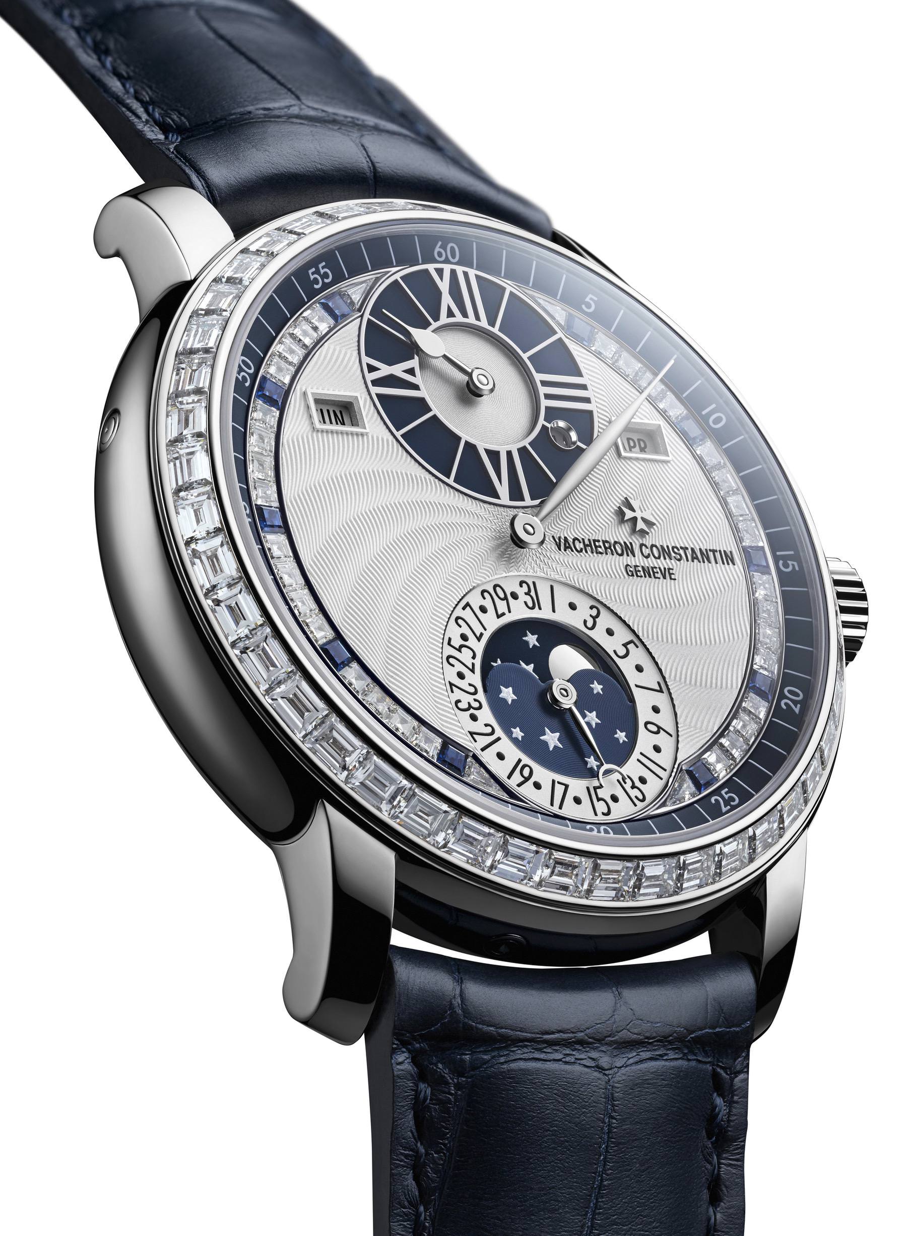 Vacheron Constantin Les Cabinotiers Regulator Perpetual Calendar C Moonlight Jewellery Sapphire 4007C/000G-B709 Replica 7