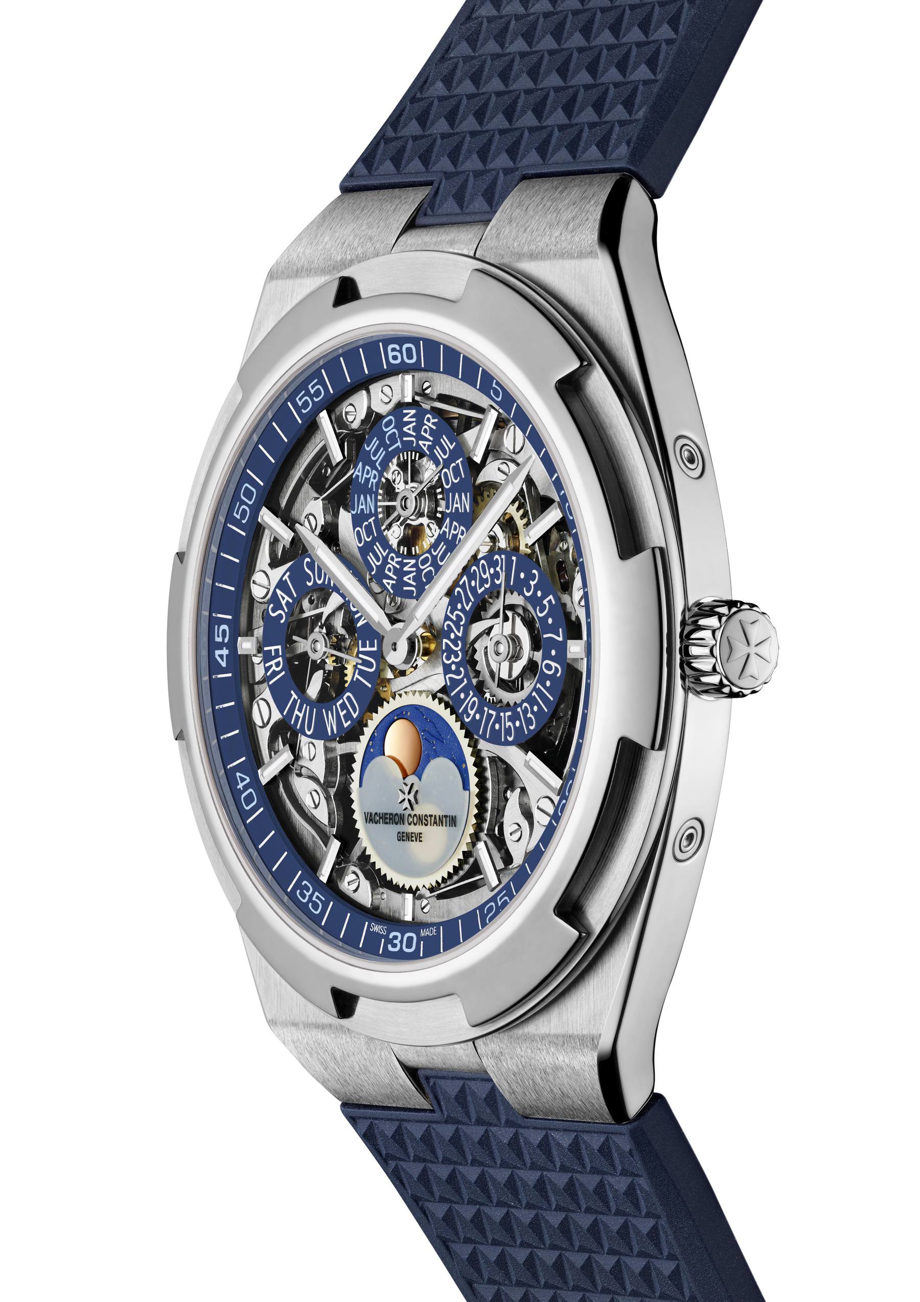 Vacheron Constantin Overseas Perpetual Calendar Ultra-Thin Skeleton 4300V/120G-B946 Replica 7