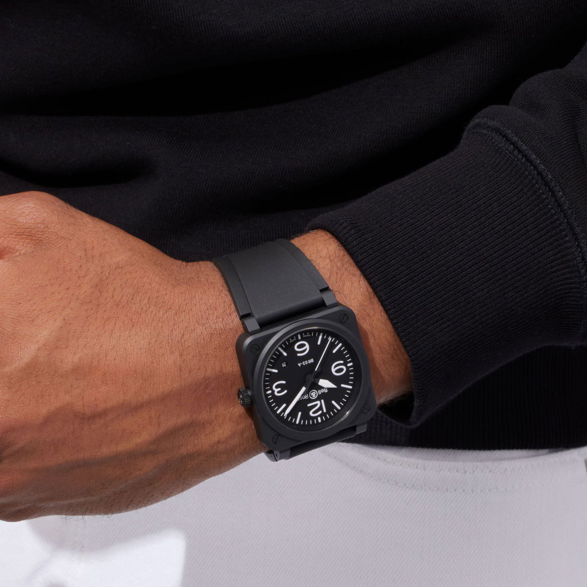 Bell & Ross BR 03 Black Matte BR03A-BL-CE/SRB Replica 8