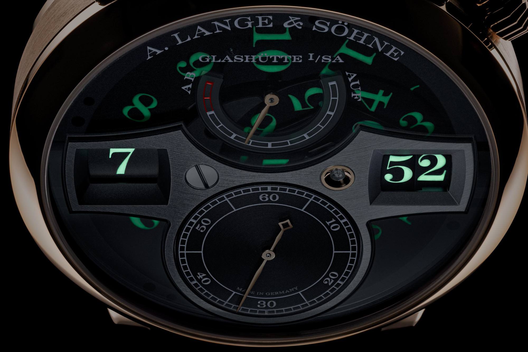 A.Lange & Sohne Zeitwerk Honey Gold “Lumen” 142.055 Replica 8