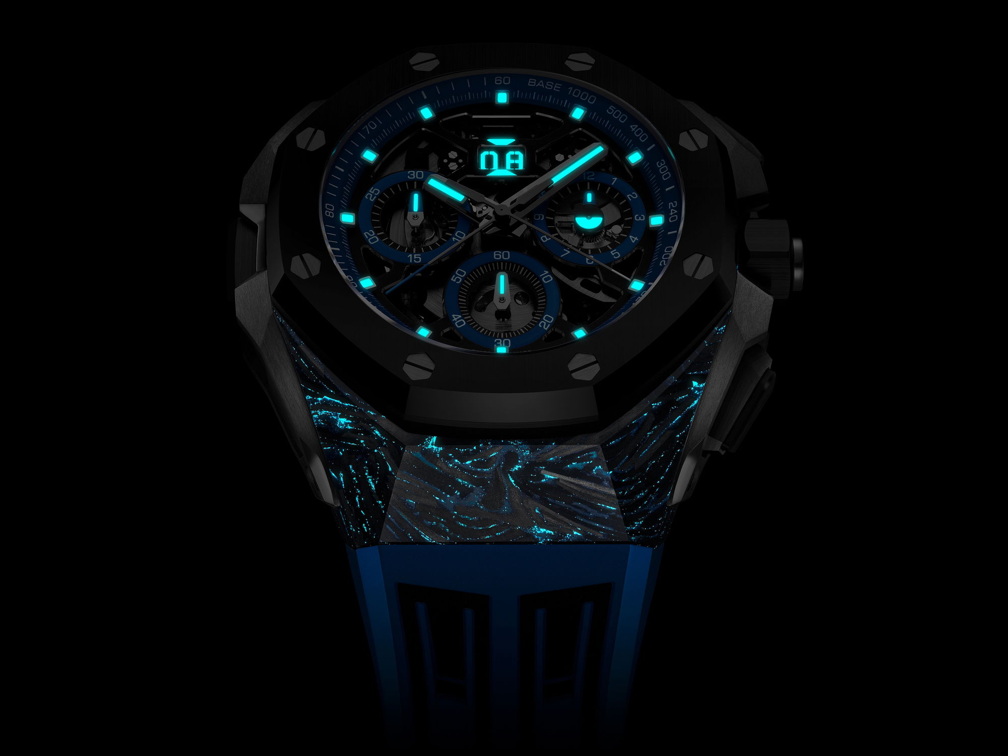 IMG_9081 Audemars Piguet Royal Oak Concept Split-Seconds Chronograph GMT Large Date 43 26650FO.OO.D353CA.01 Replica 8