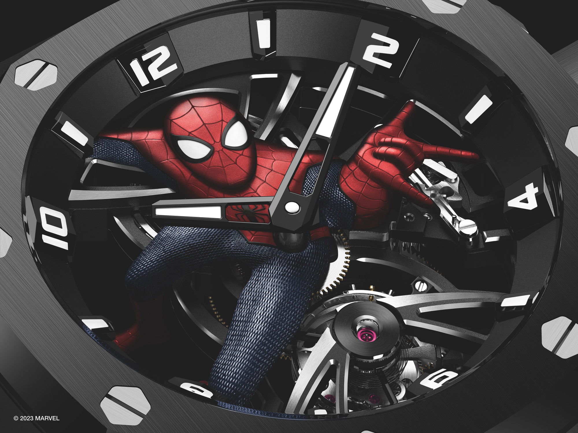 Audemars Piguet Royal Oak Concept Tourbillon Spider-Man 26631IO.OO.D002CA.01 Replica 8