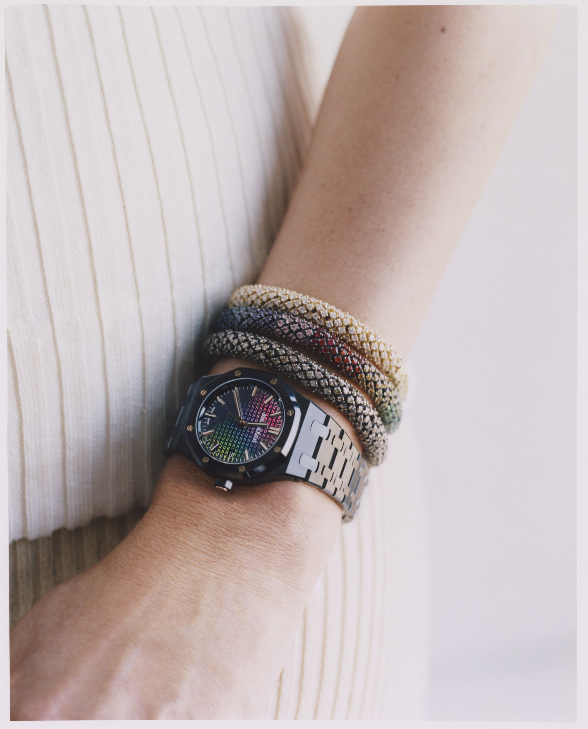 Audemars Piguet Royal Oak Selfwinding Carolina Bucci Limited Edition 77350CE.OO.1266CE.02.A Replica 8