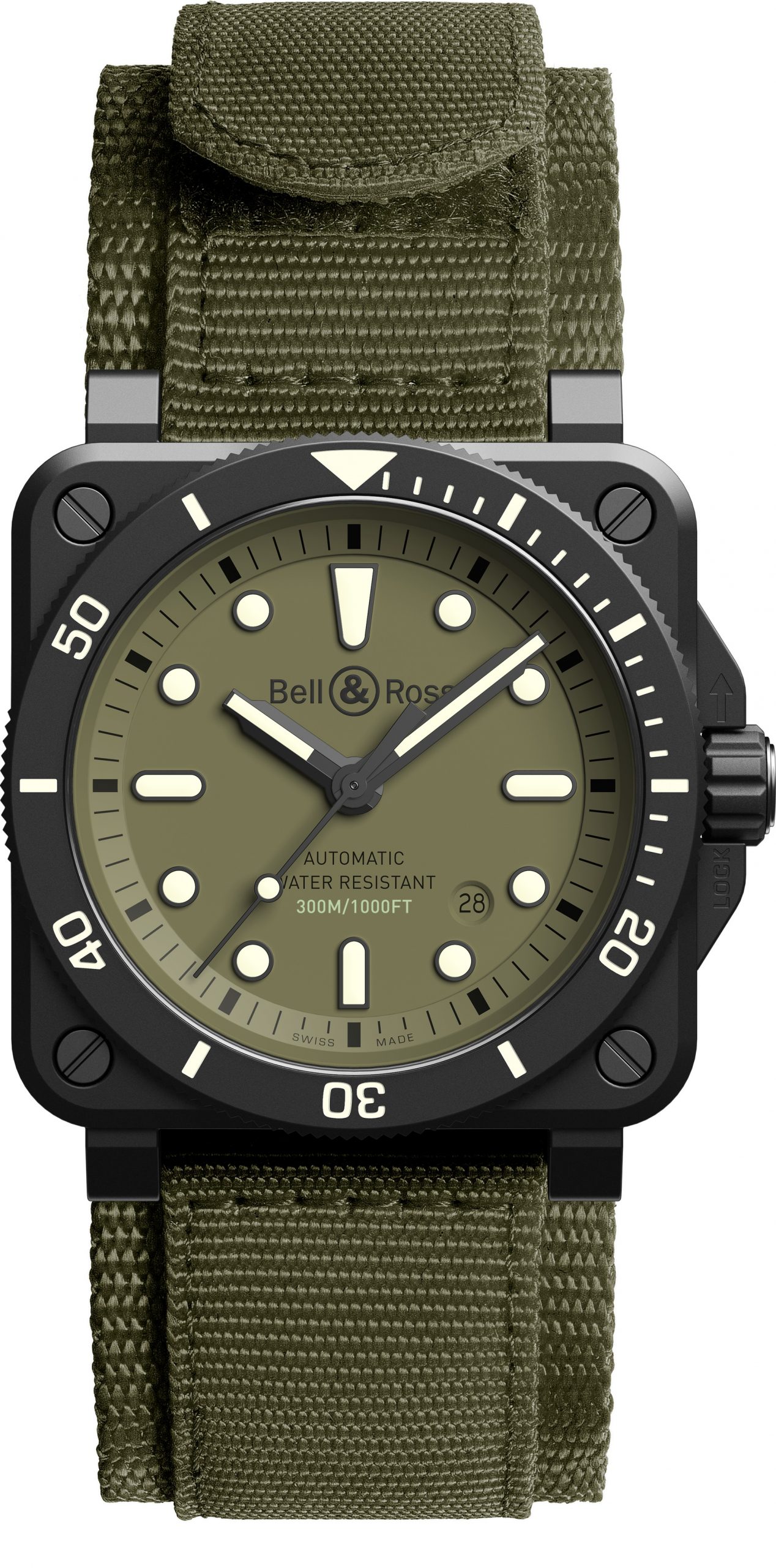 Bell & Ross BR 03-92 Diver Military BR0392-D-KA-CE/SRB Replica 8