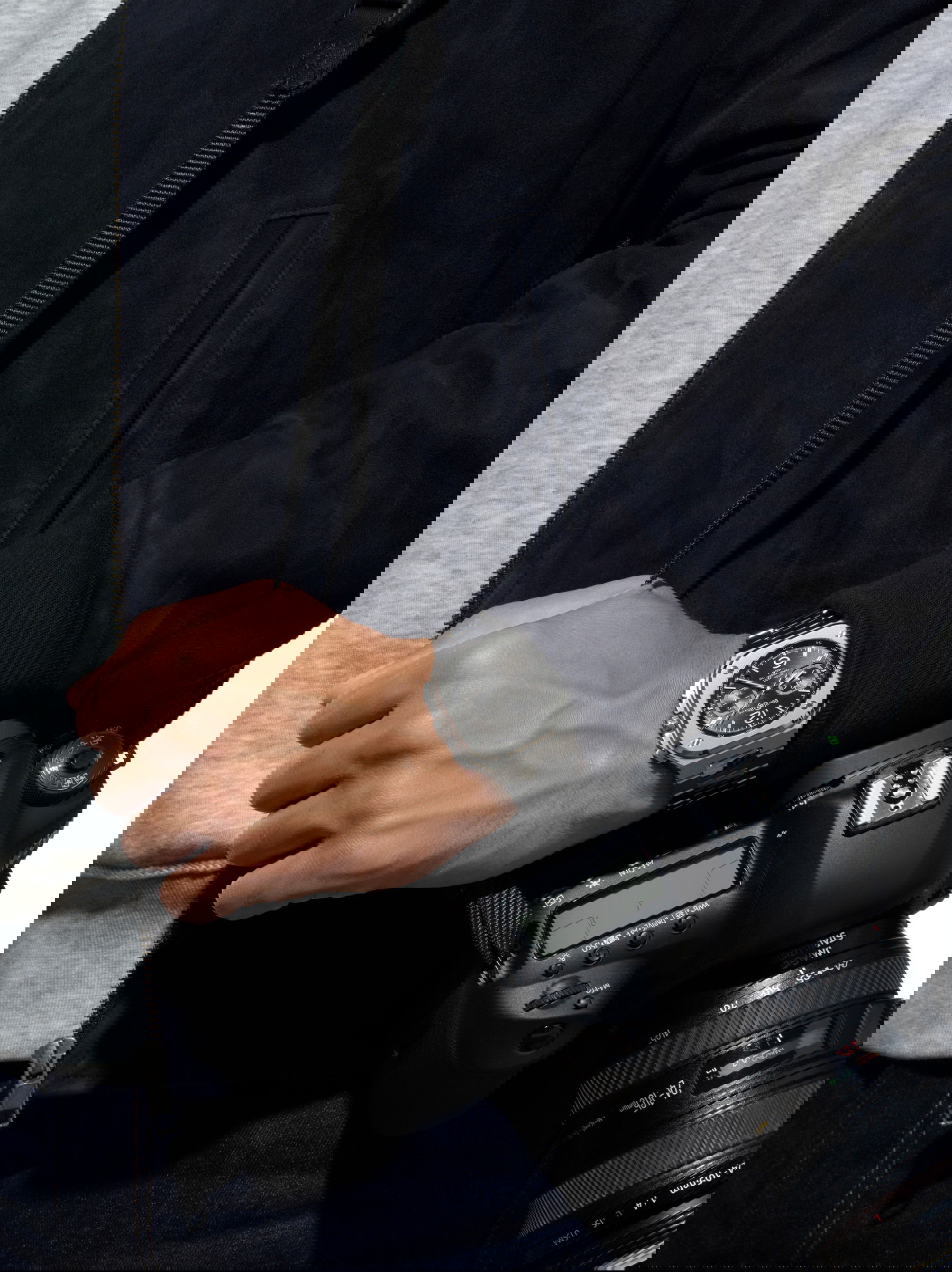 IMG_9081 Bell & Ross BR 05 Chrono Black Steel BR05C-BL-ST/SST Replica 8