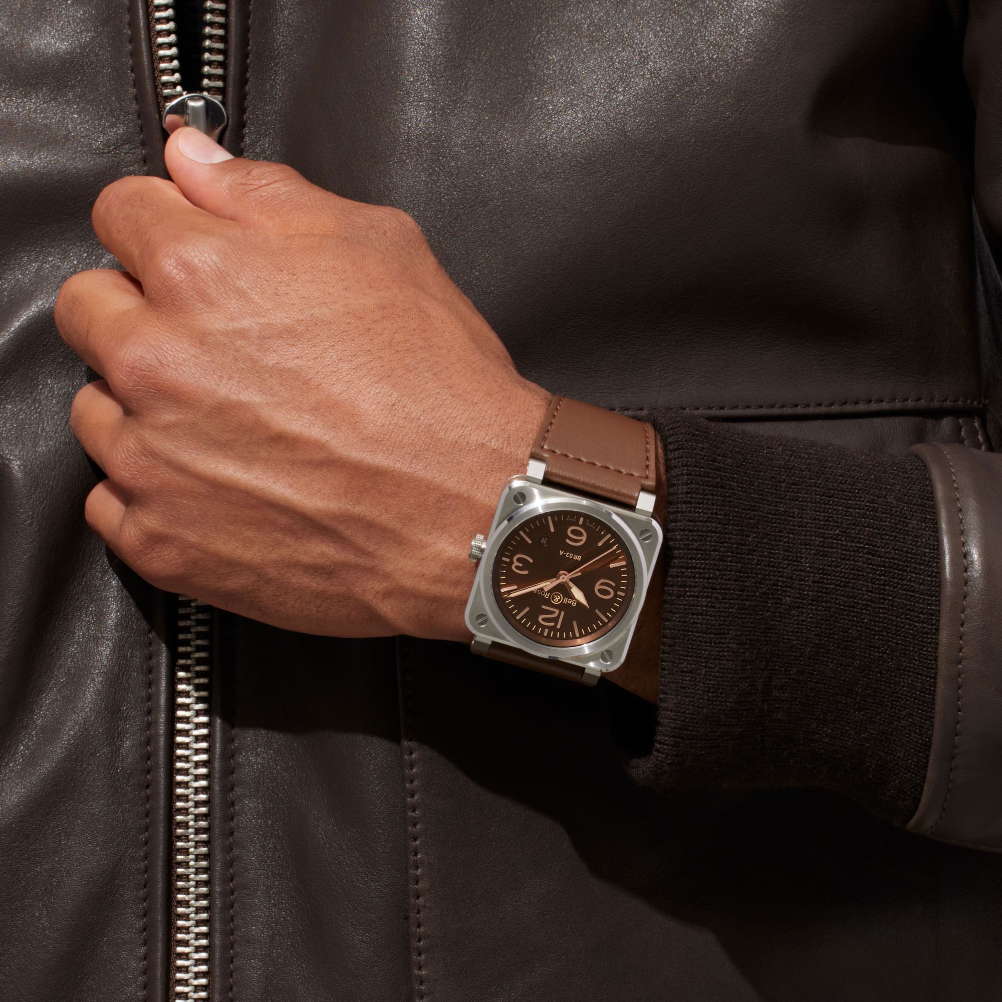 Bell & Ross BR 03 Golden Heritage BR03A-GH-ST/SCA Replica 8