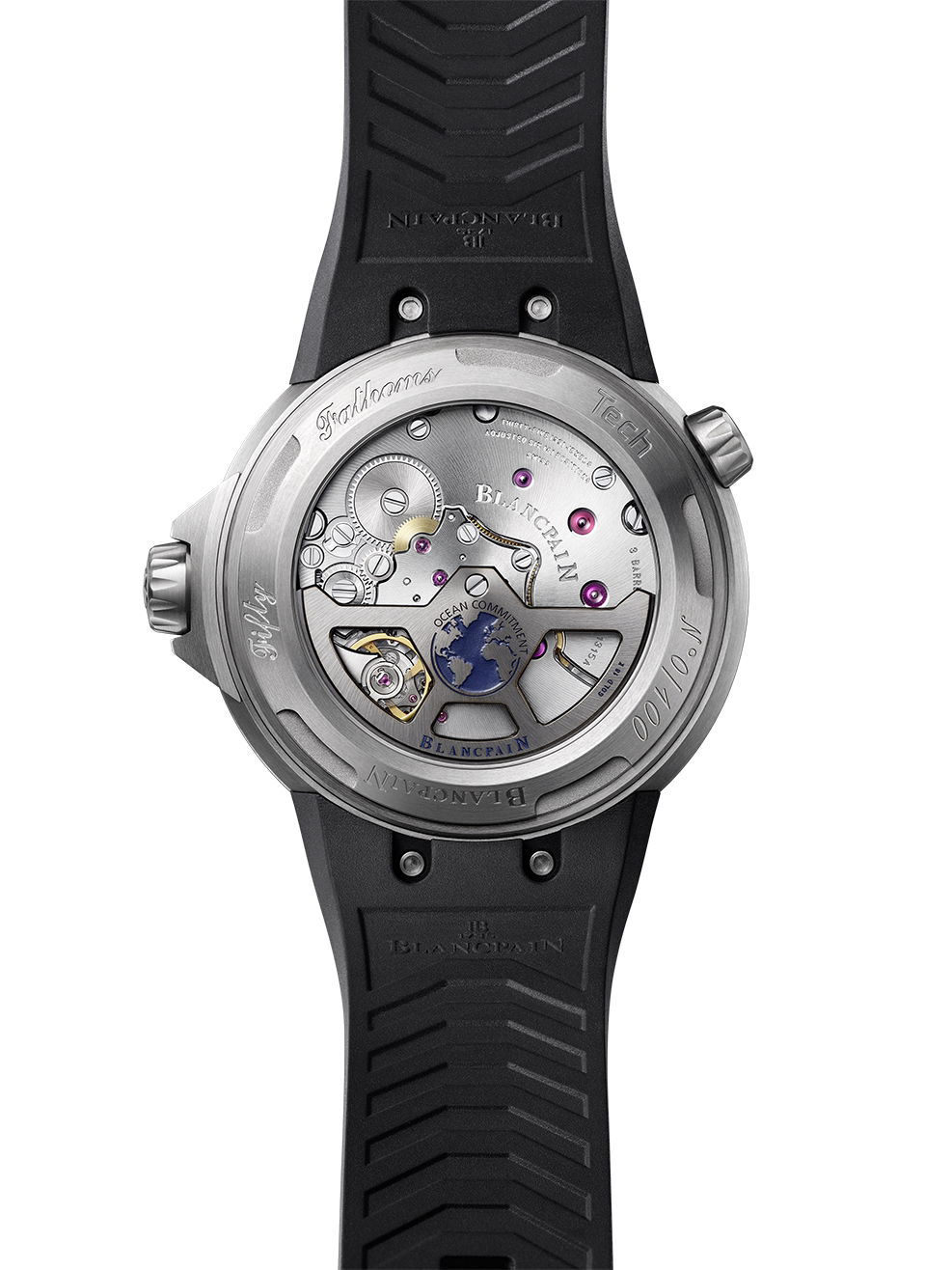 IMG_9081 Blancpain Fifty Fathoms Tech – Ocean Commitment IV 5029A-12B30-64A Replica 8