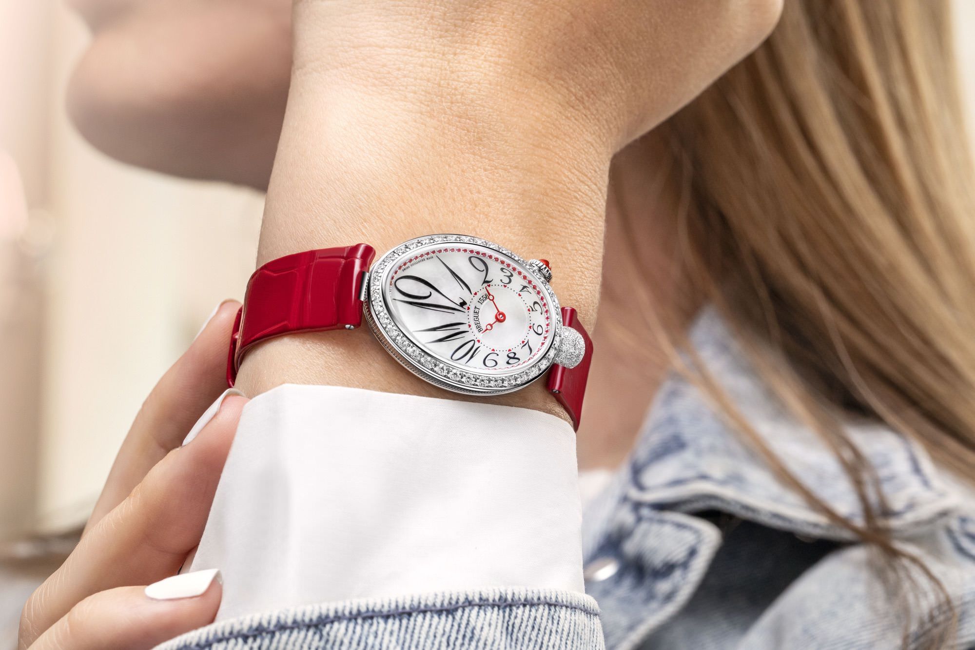 IMG_9081 Breguet Reine de Naples 8925 Valentine's Day Edition 2024 8925BB/58/944 D0 Replica 8