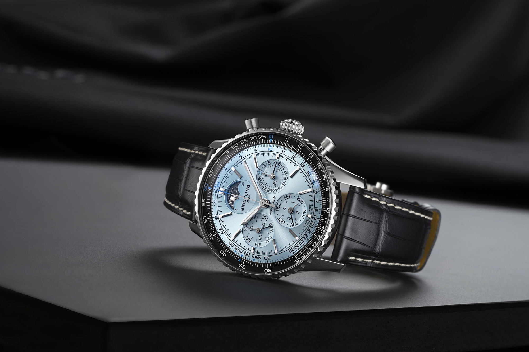 Breitling Navitimer B19 Chronograph 43 Perpetual Calendar PB1920251C1P1 Replica 8