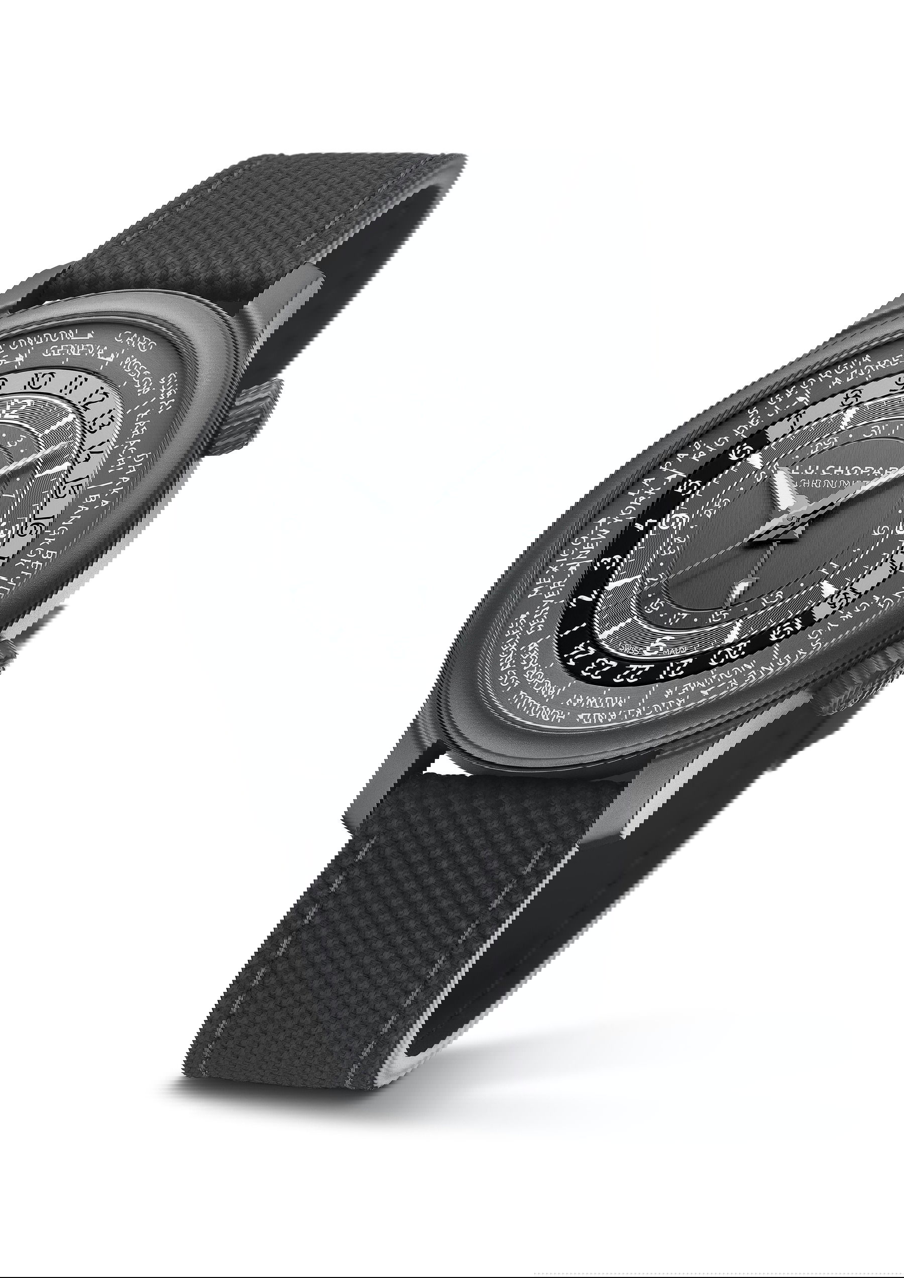 Chopard L.U.C Time Traveler One Black 168574-3008 Replica 8