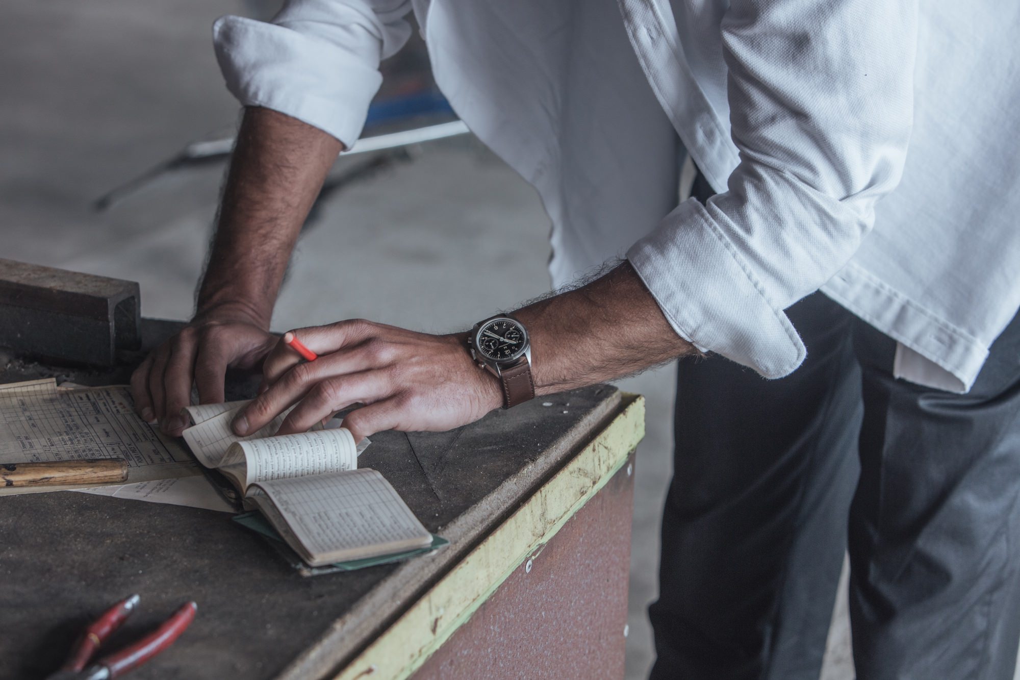 Hamilton Khaki Pilot Pioneer Mechanical Chronograph H76409530 Replica 8