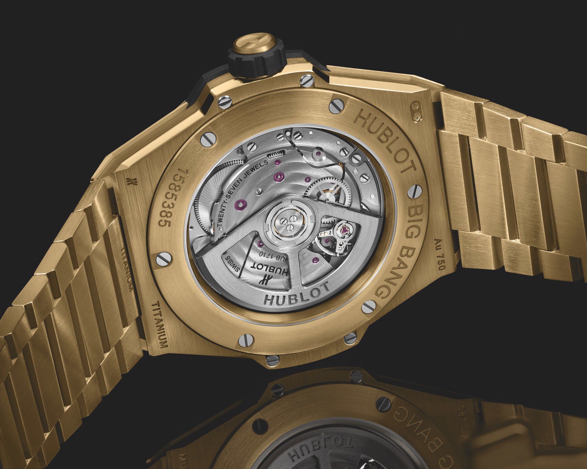 Hublot Big Bang Integral Time Only Yellow Gold 456.VX.0130.VX Replica 8