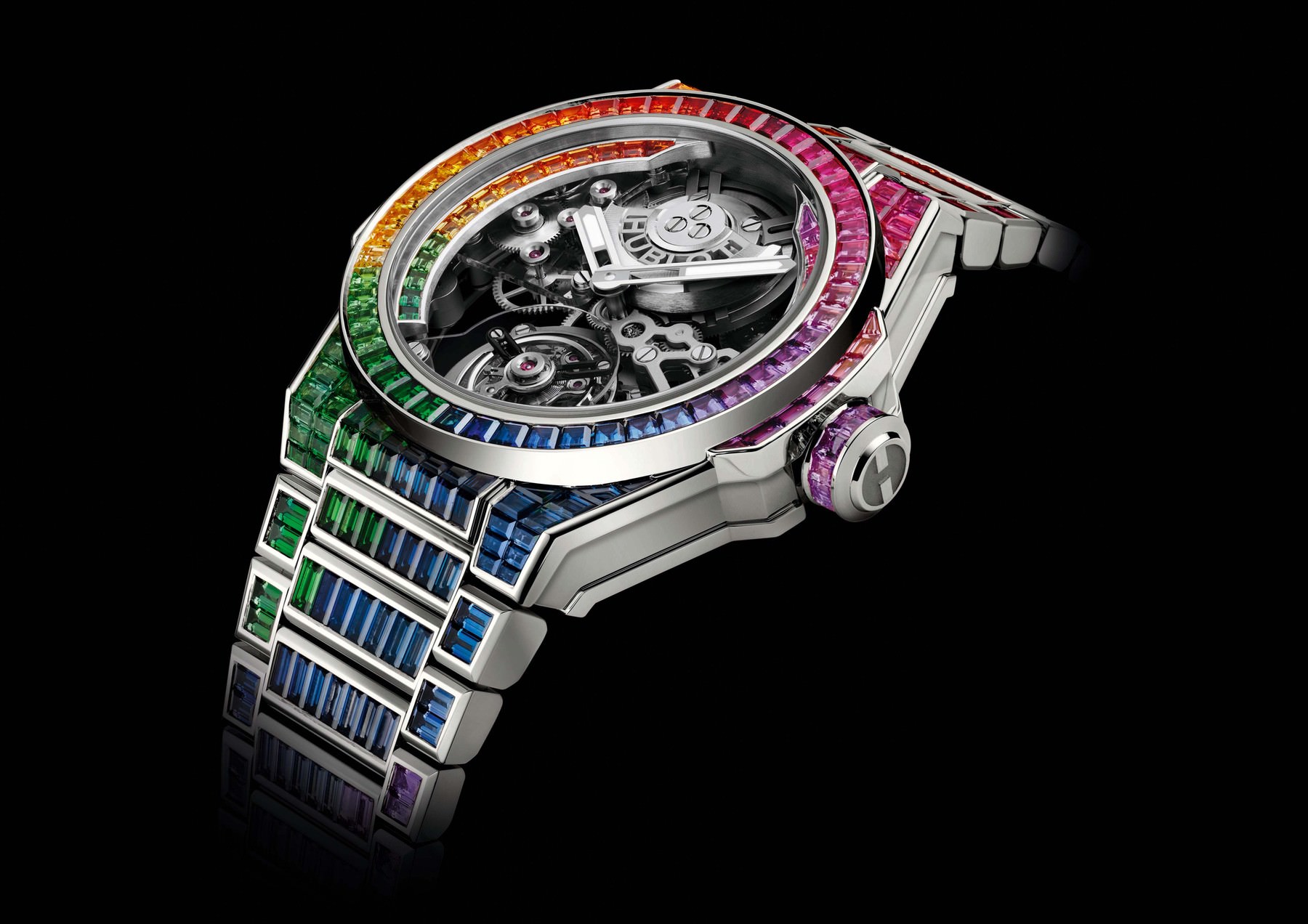 IMG_9081 Hublot Big Bang Integral Tourbillon Rainbow 455.WX.9900.WX.9999 Replica 8