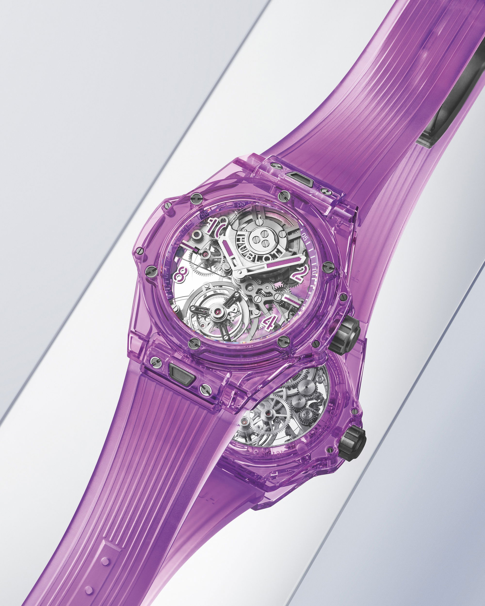 Hublot Big Bang Tourbillon Automatic Purple Sapphire 429.JM.0120.RT Replica 8