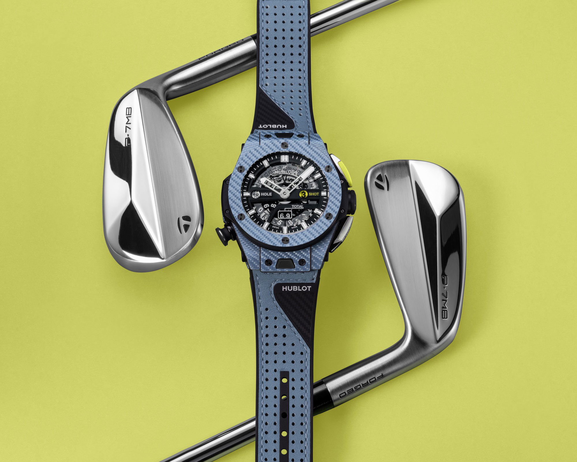 Hublot Big Bang Unico Golf Sky Blue Carbon 416.YE.1120.VR Replica 8
