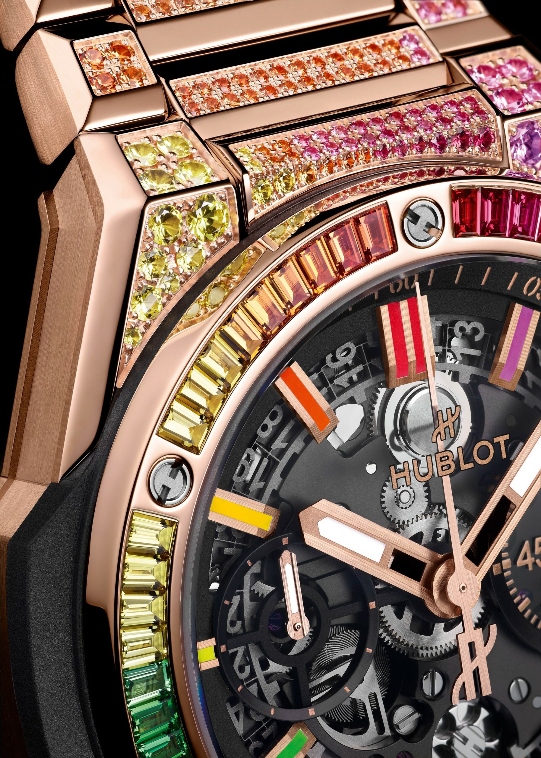Hublot Big Bang Unico Integrated Rainbow 451.OX.1180.OX.3999 Replica 8
