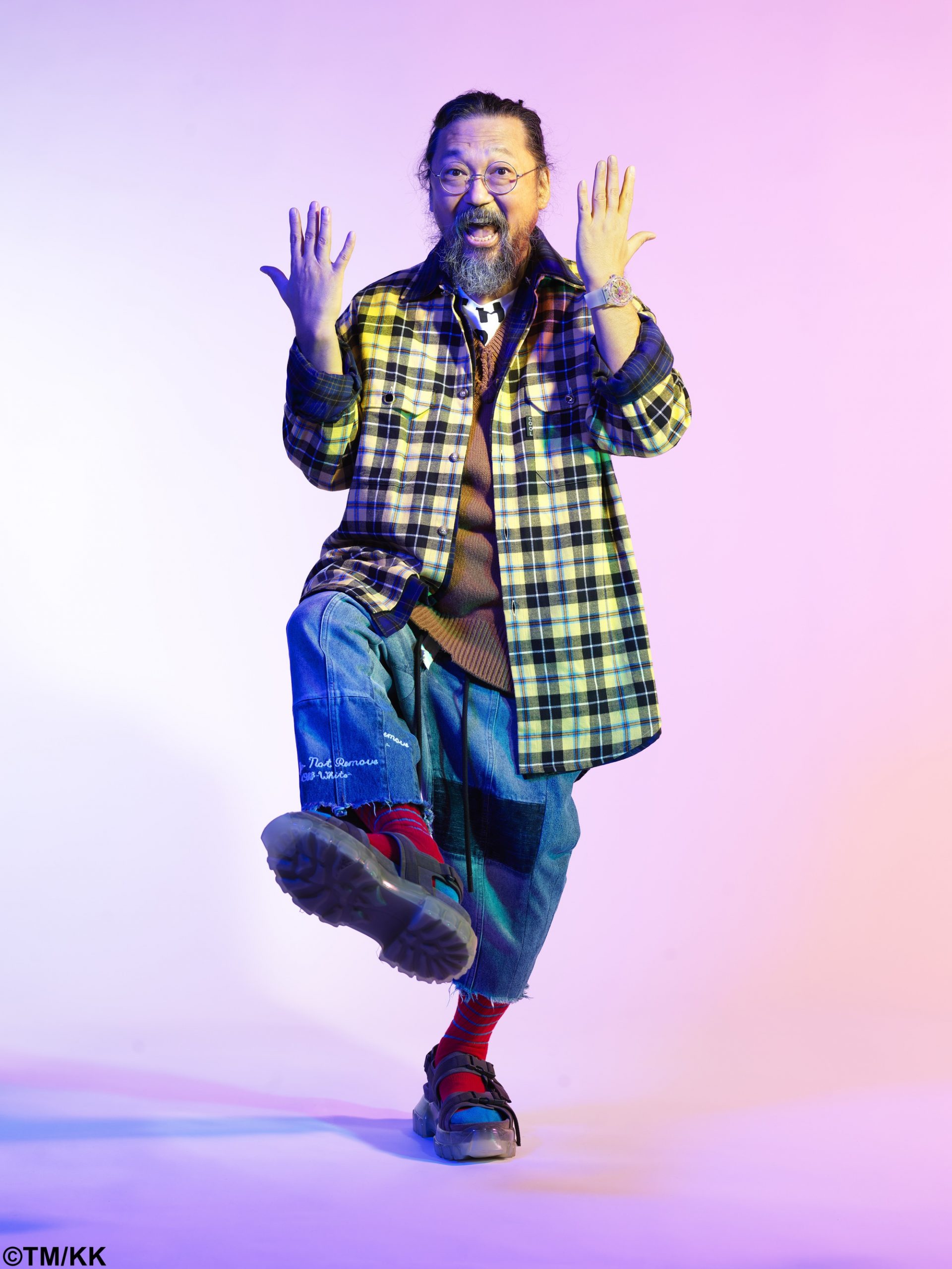 IMG_9081 Hublot Classic Fusion Takashi Murakami Sapphire Rainbow 507.JX.0800.RT.TAK21 Replica 8