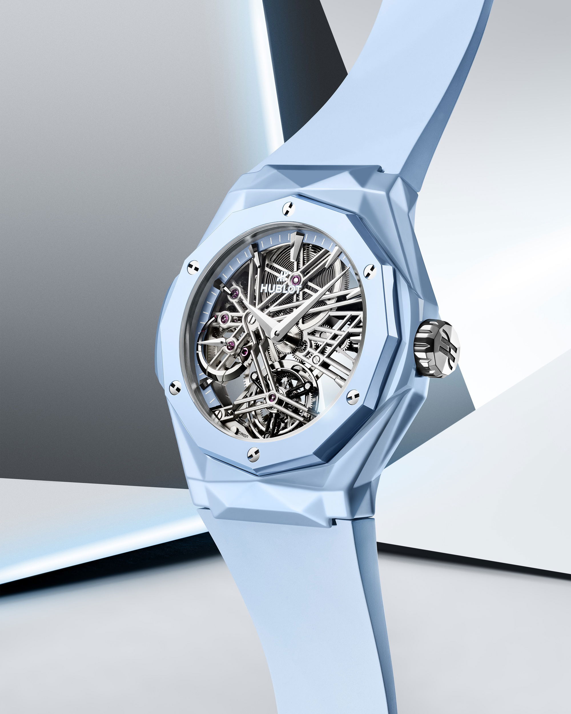 IMG_9081 Hublot Classic Fusion Tourbillon Orlinski Ceramic Sky Blue 505.ES.5129.RX.ORL24 Replica 8