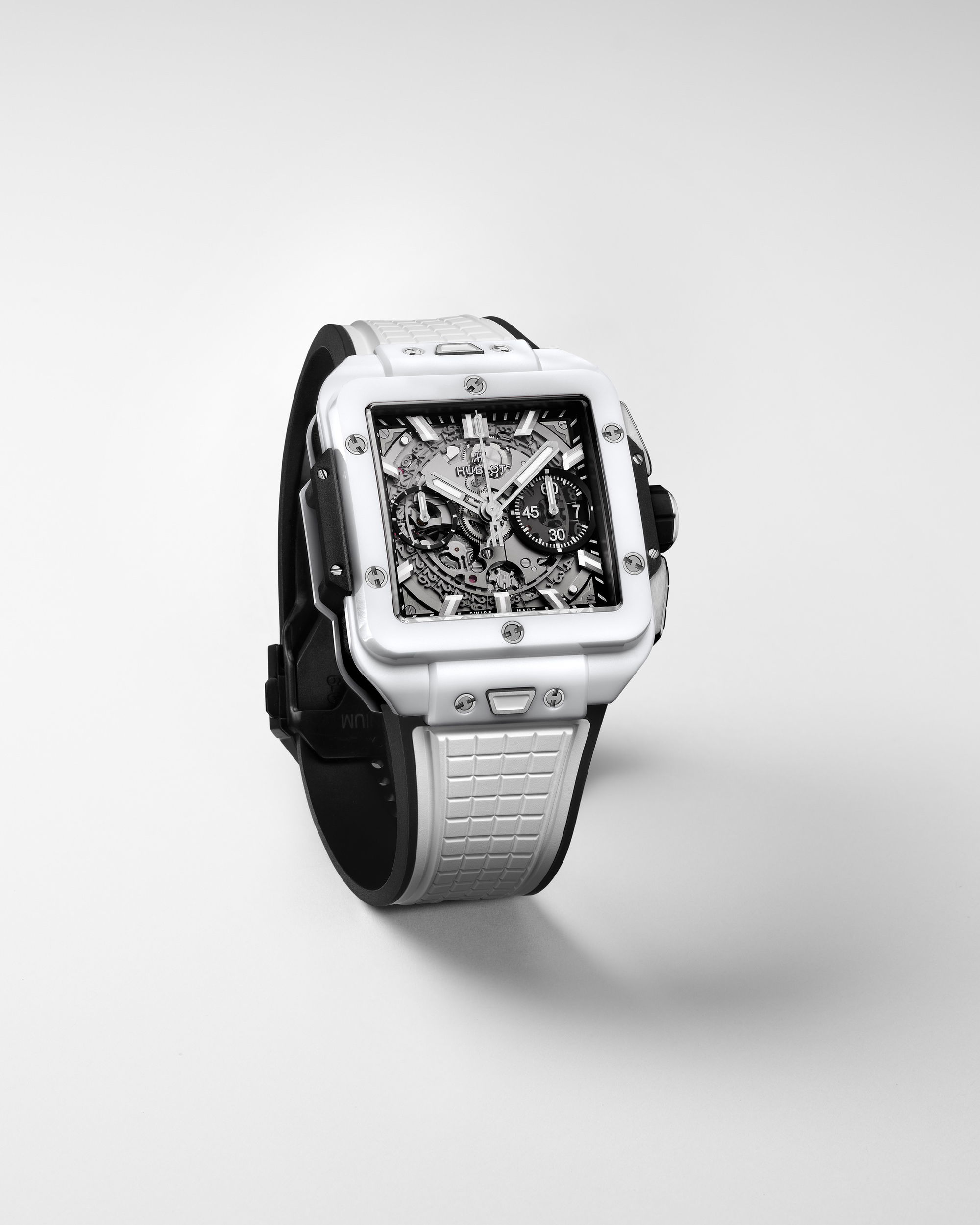 Hublot Square Bang Unico White Ceramic 821.HX.0170.RX Replica 8