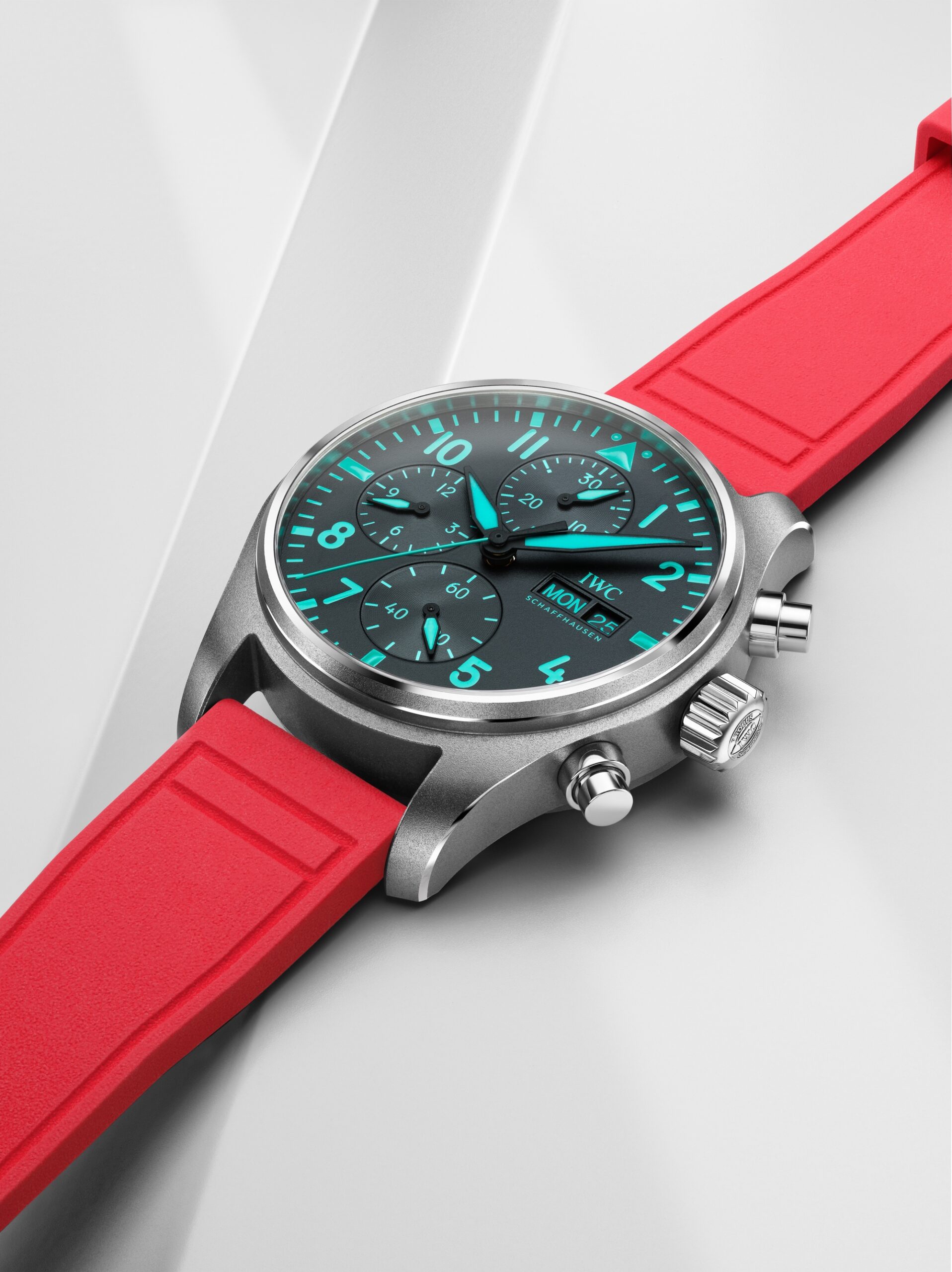 IMG_9081 IWC Pilot’s Watch Chronograph 41 Mercedes-AMG Petronas Formula One Team IW388114 Replica 8