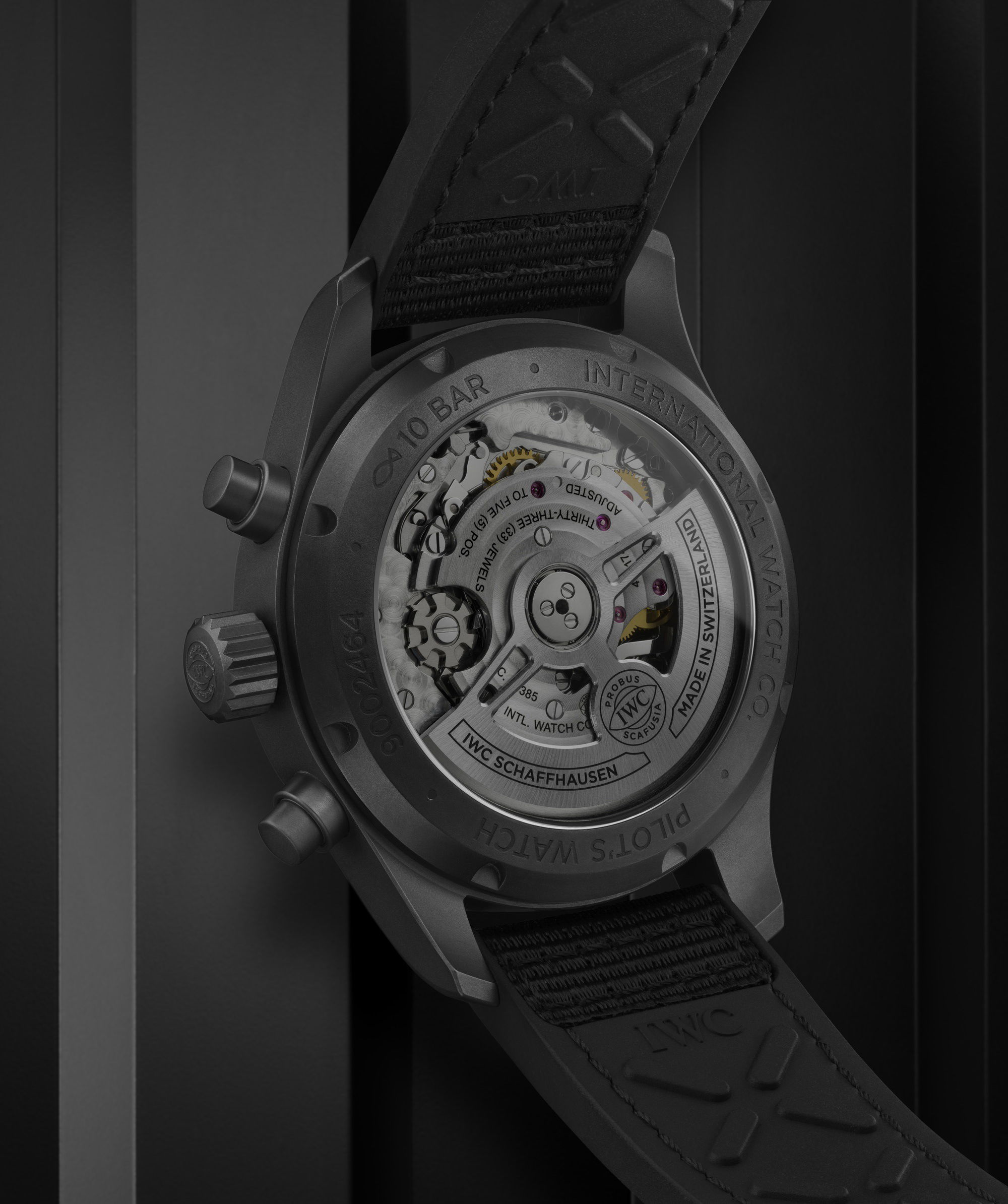 IWC Pilot’s Watch Chronograph 41 Top Gun Edition Ceratanium IW388106 Replica 8