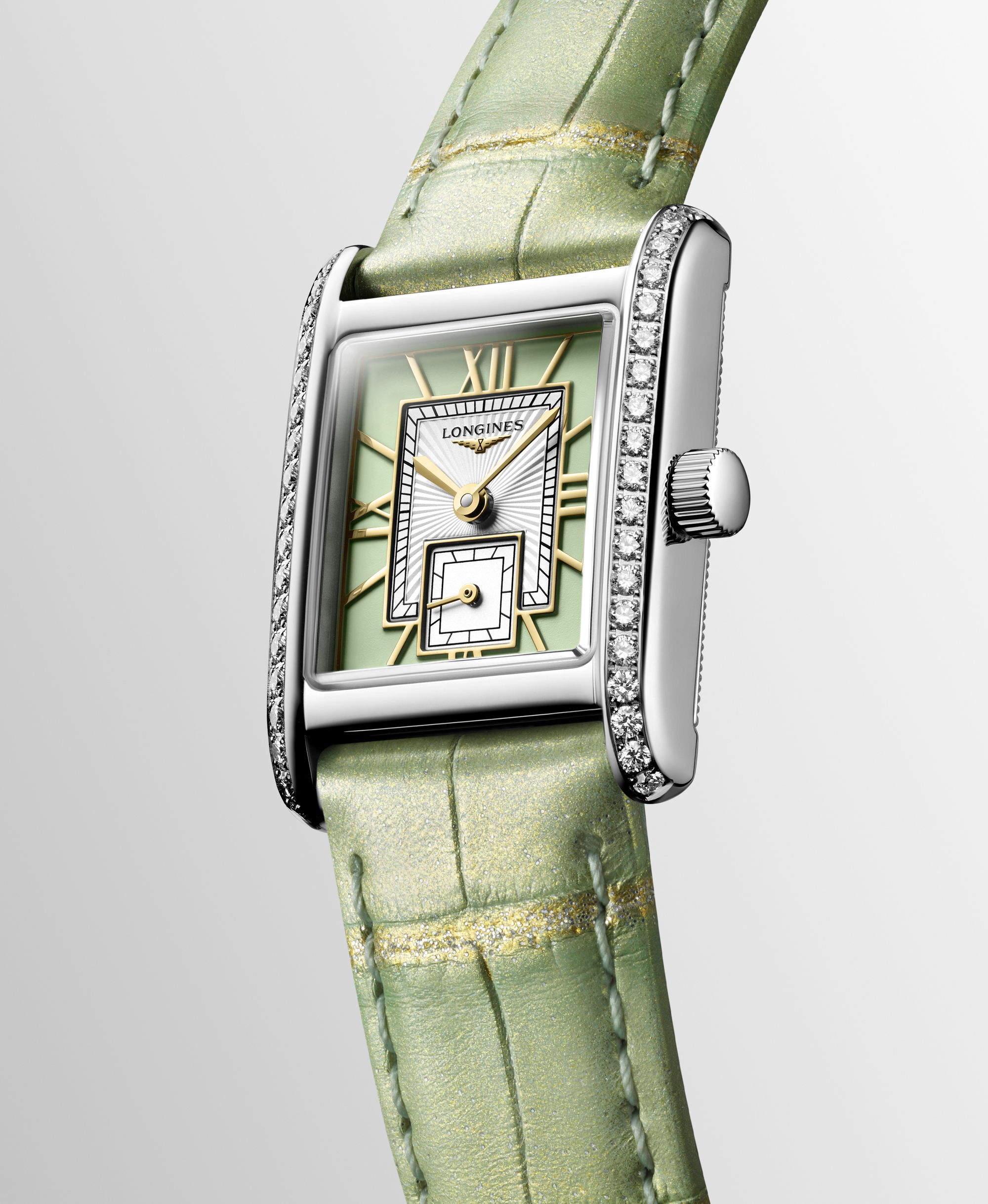 IMG_9081 Longines Mini DolceVita Mint Green L5.200.0.05.2 Replica 8