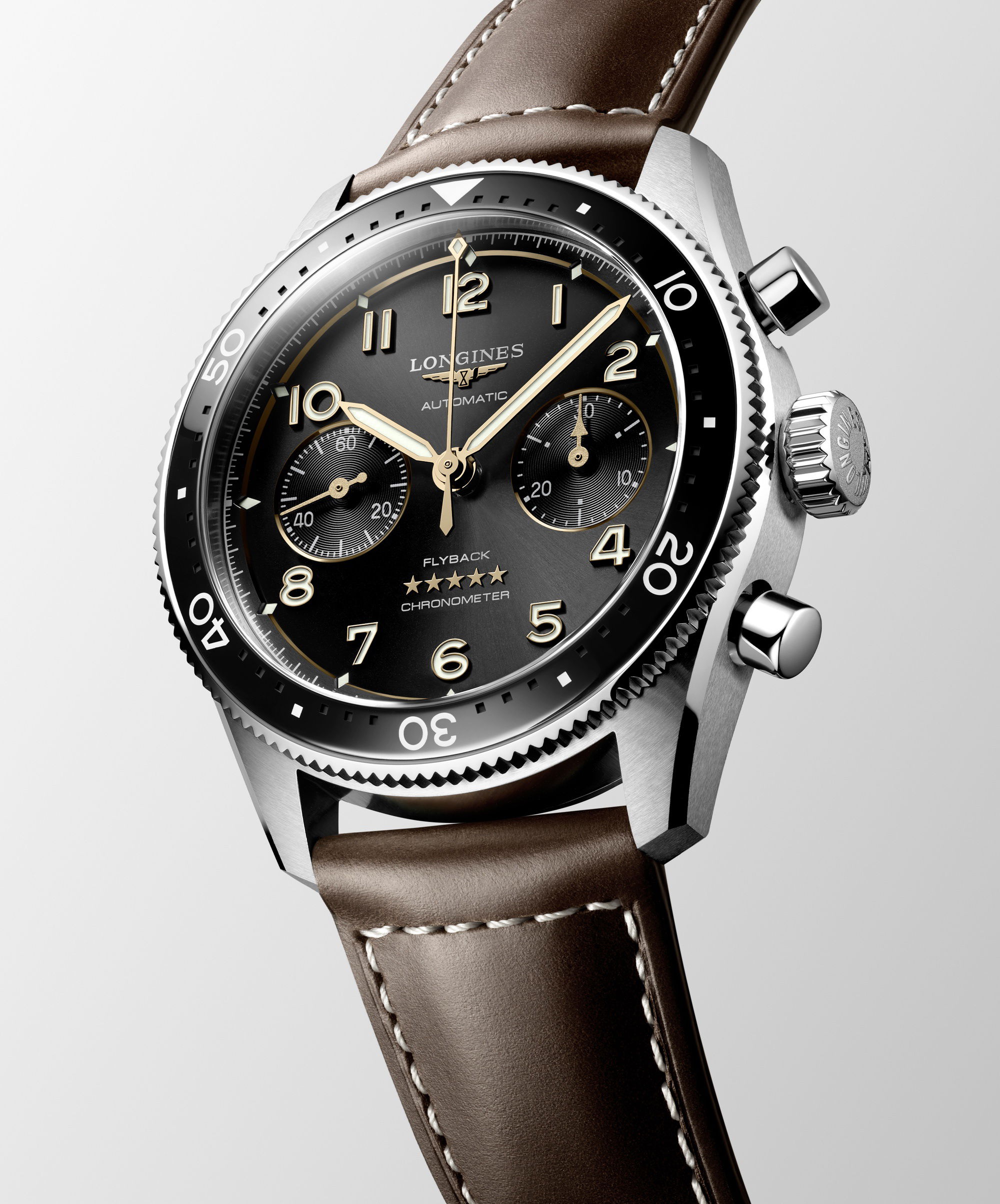 IMG_9081 Longines Spirit Flyback “Pioneering Flyback Chronographs” L3.821.4.53.2 Replica 8