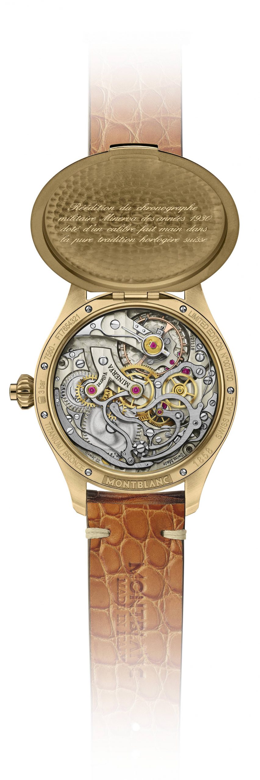 IMG_9081 Montblanc 1858 Monopusher Chronograph Origins Limited Edition 100 128506 Replica 8