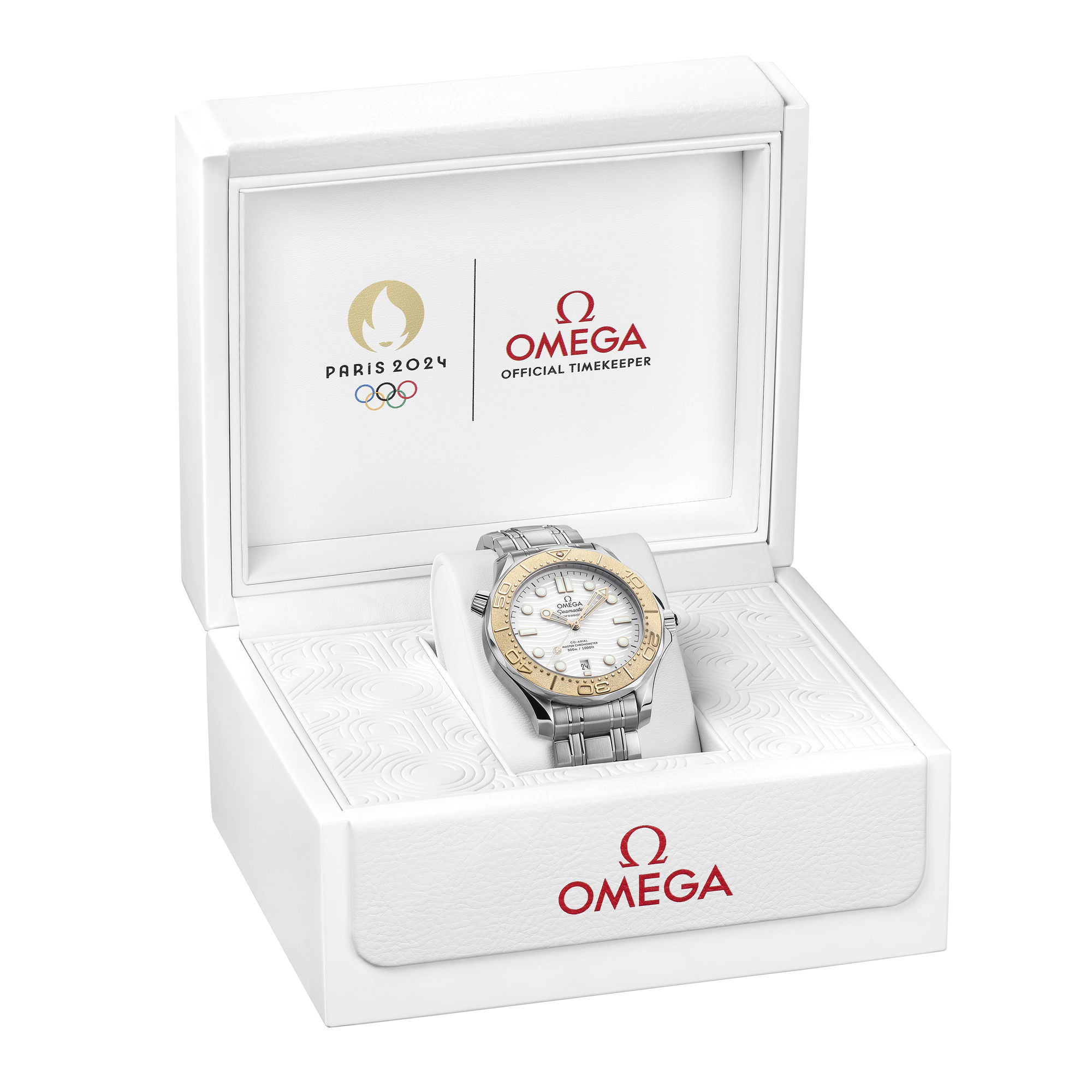 Omega Seamaster Diver 300M Co-Axial Master Chronometer Paris 2024 522.21.42.20.04.001 Replica 8