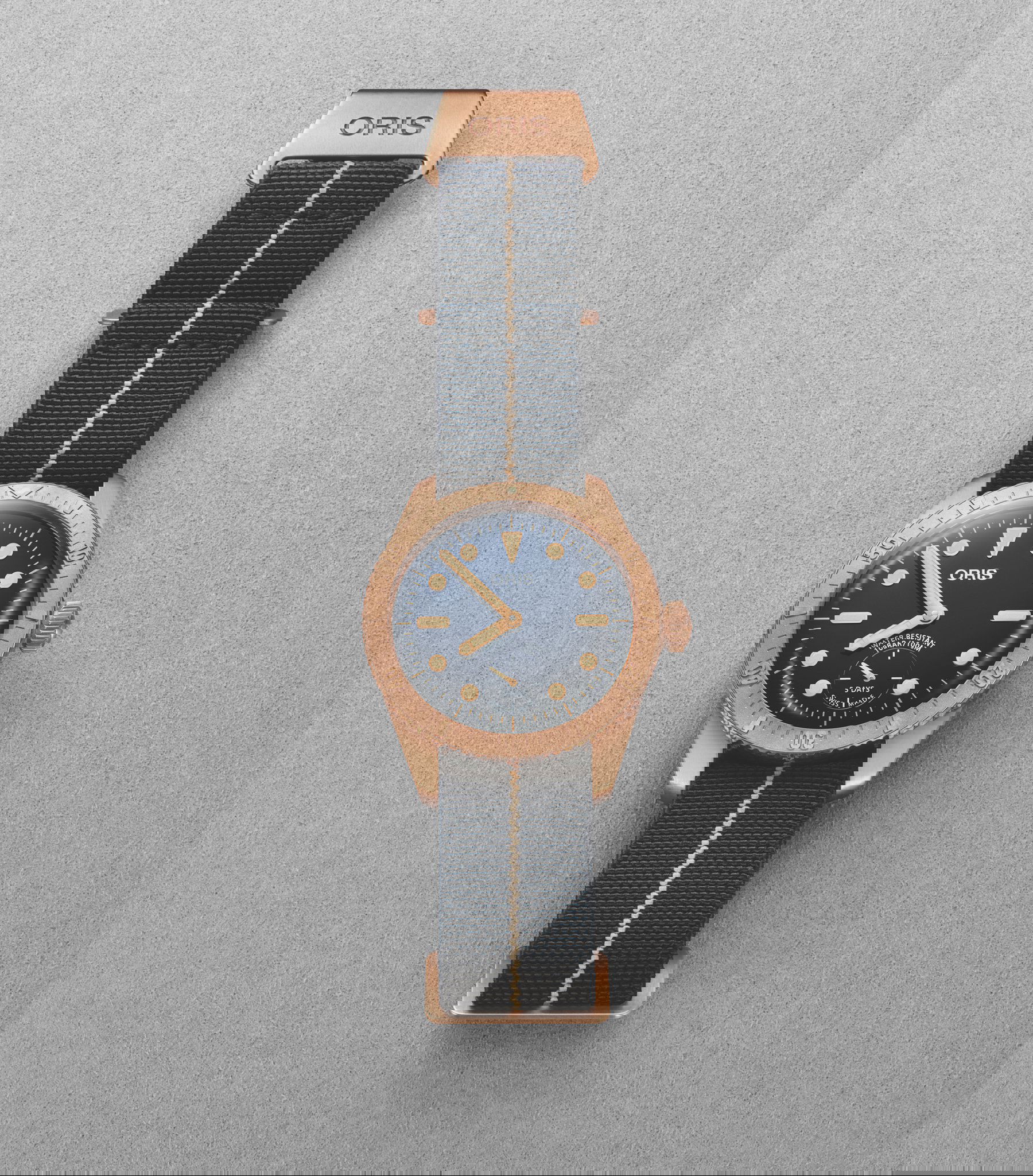 Oris Carl Brashear Cal. 401 Limited Edition 01 401 7764 3185-Set Replica 8