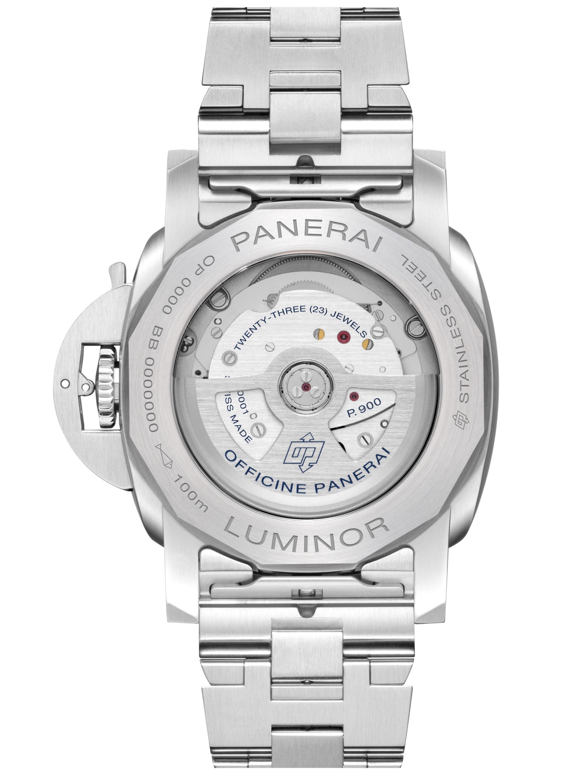 IMG_9081 Panerai Luminor Quaranta BiTempo Metal Bracelet PAM01640 Replica 8