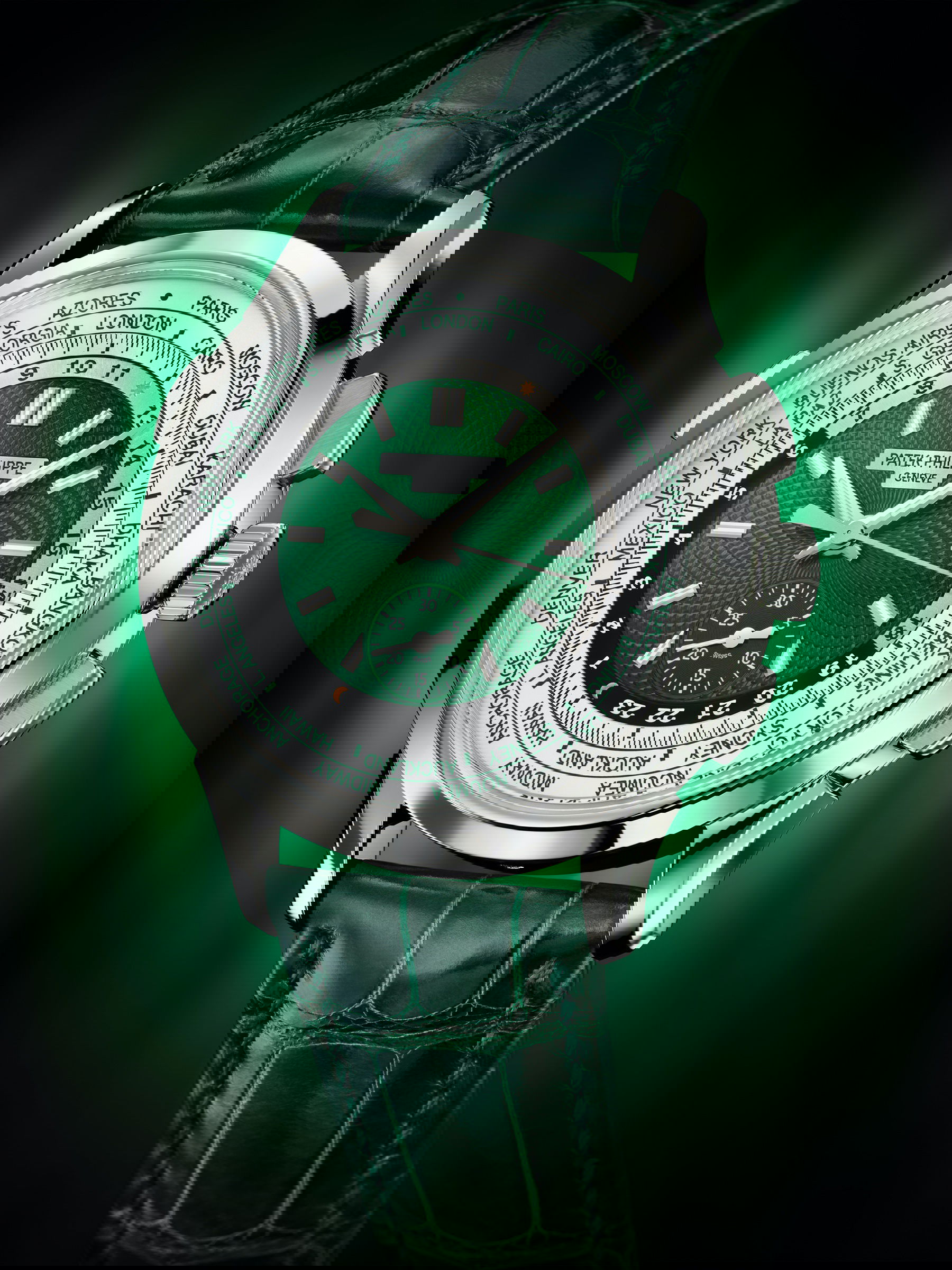 Patek Philippe Complications World Time, Flyback Chronograph 5930P-001 Replica 8