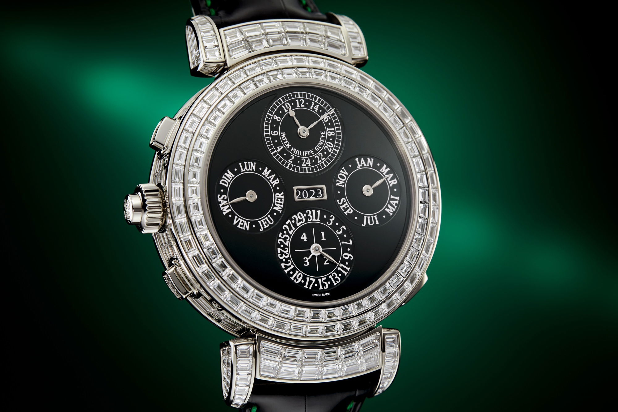 IMG_9081 Patek Philippe Grand Complications Grandmaster Chime Haute Joaillerie 6300/403G-001 Replica 8