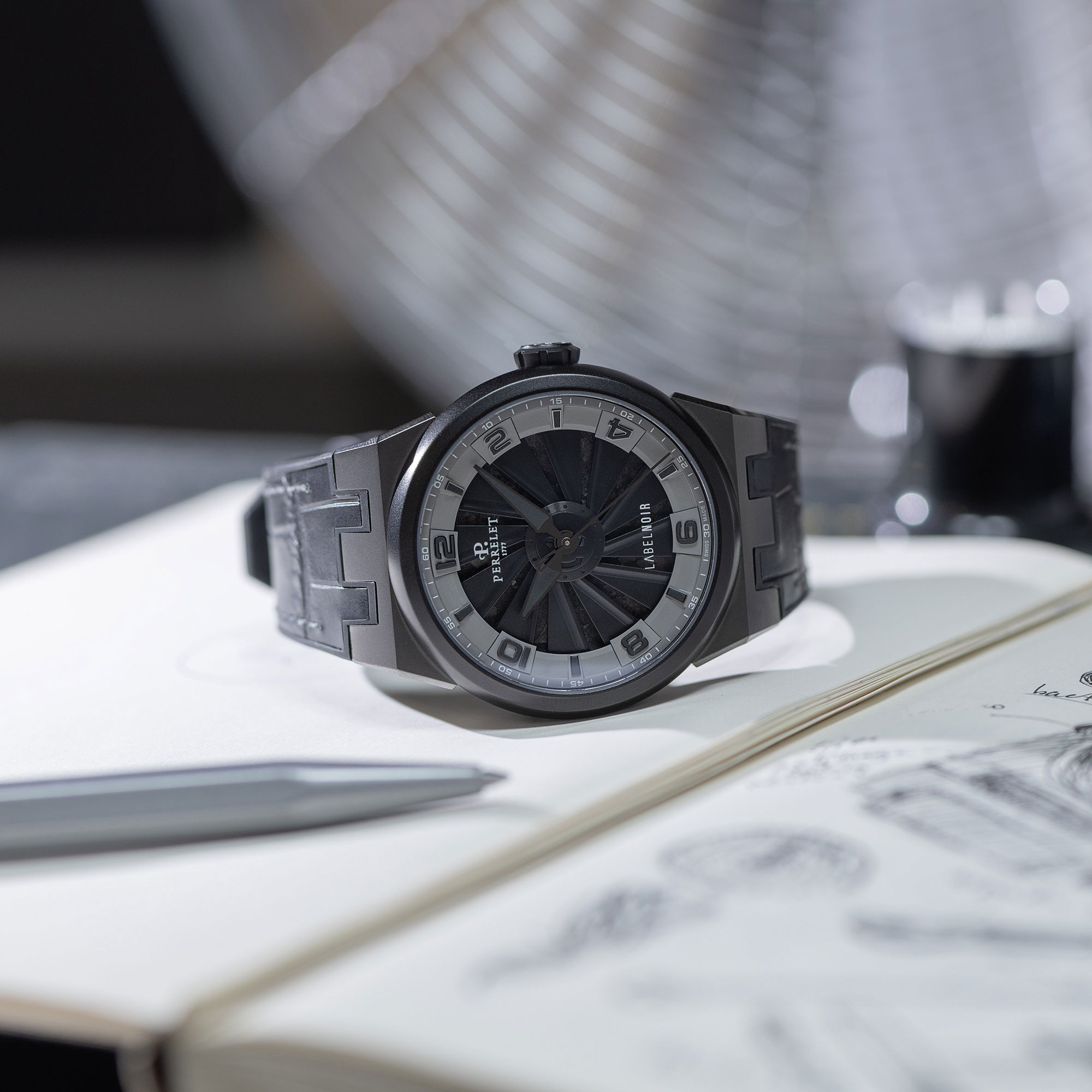 IMG_9081 Perrelet Turbine Label Noir A4062/S5 Replica 8