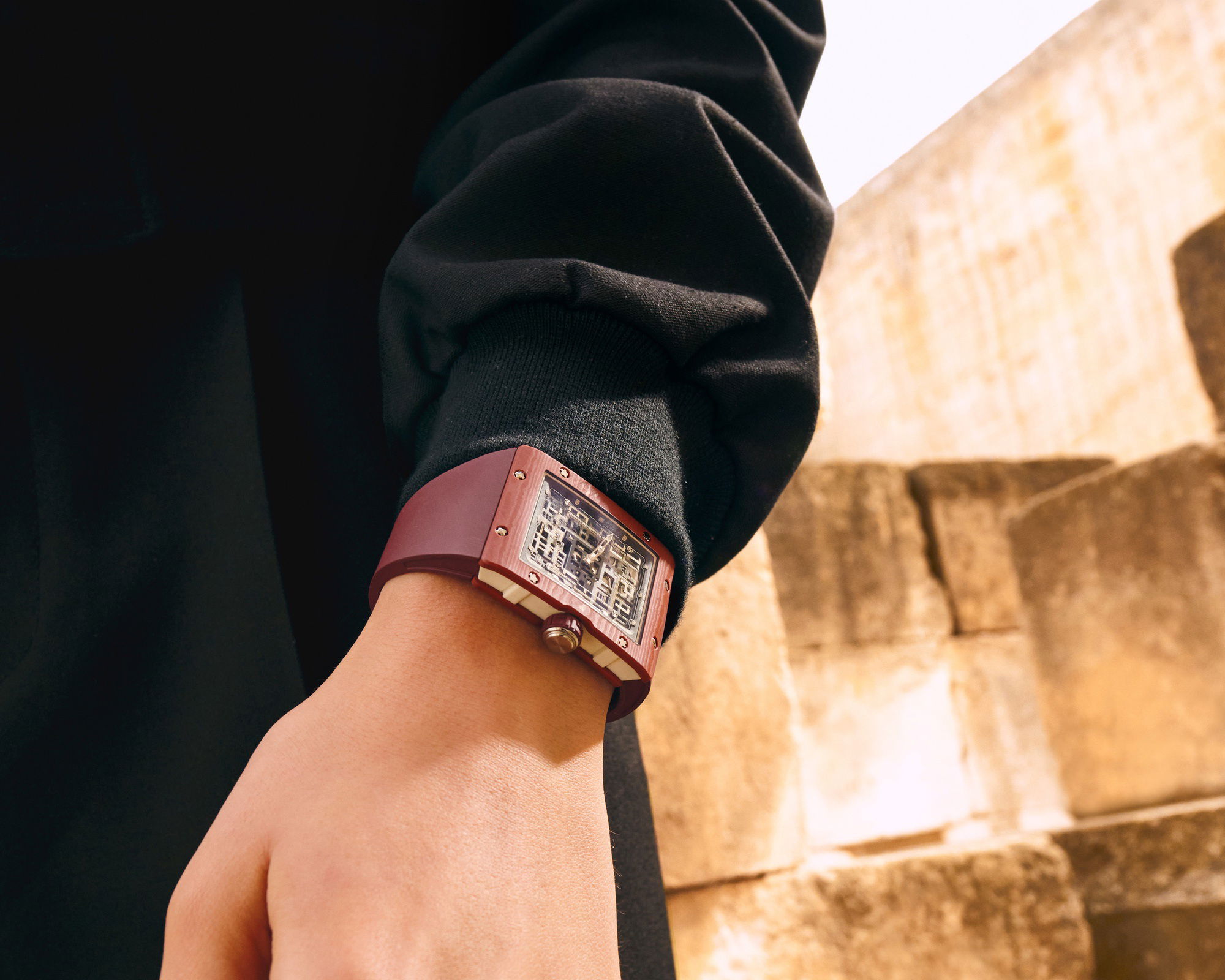 Richard Mille RM 16-02 Automatic Extraflat Terracotta Quartz TPT? rm-16-02 Replica 8