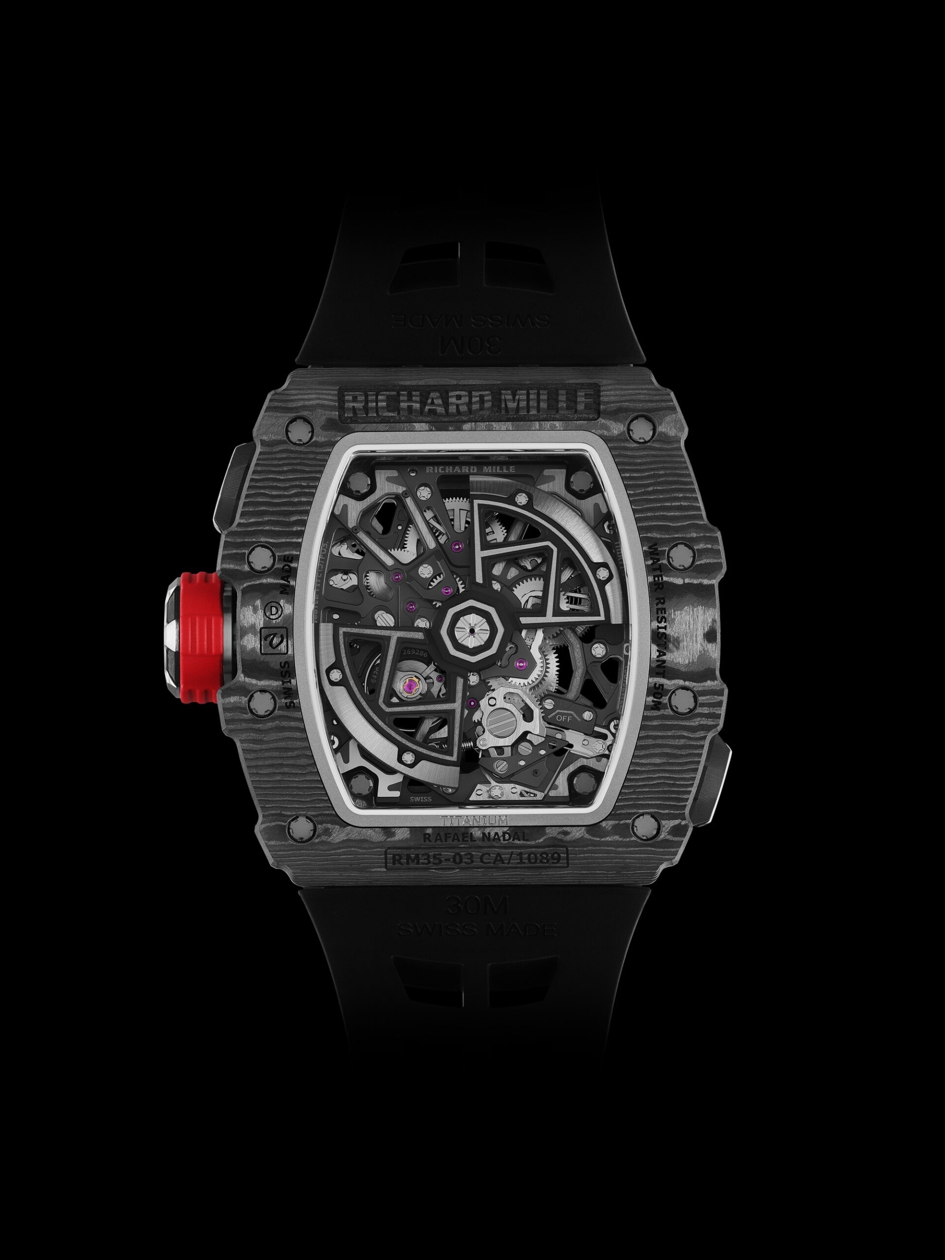 Richard Mille RM 35-03 Automatic Winding Rafael Nadal Carbon TPT rm-35-03 Replica 8
