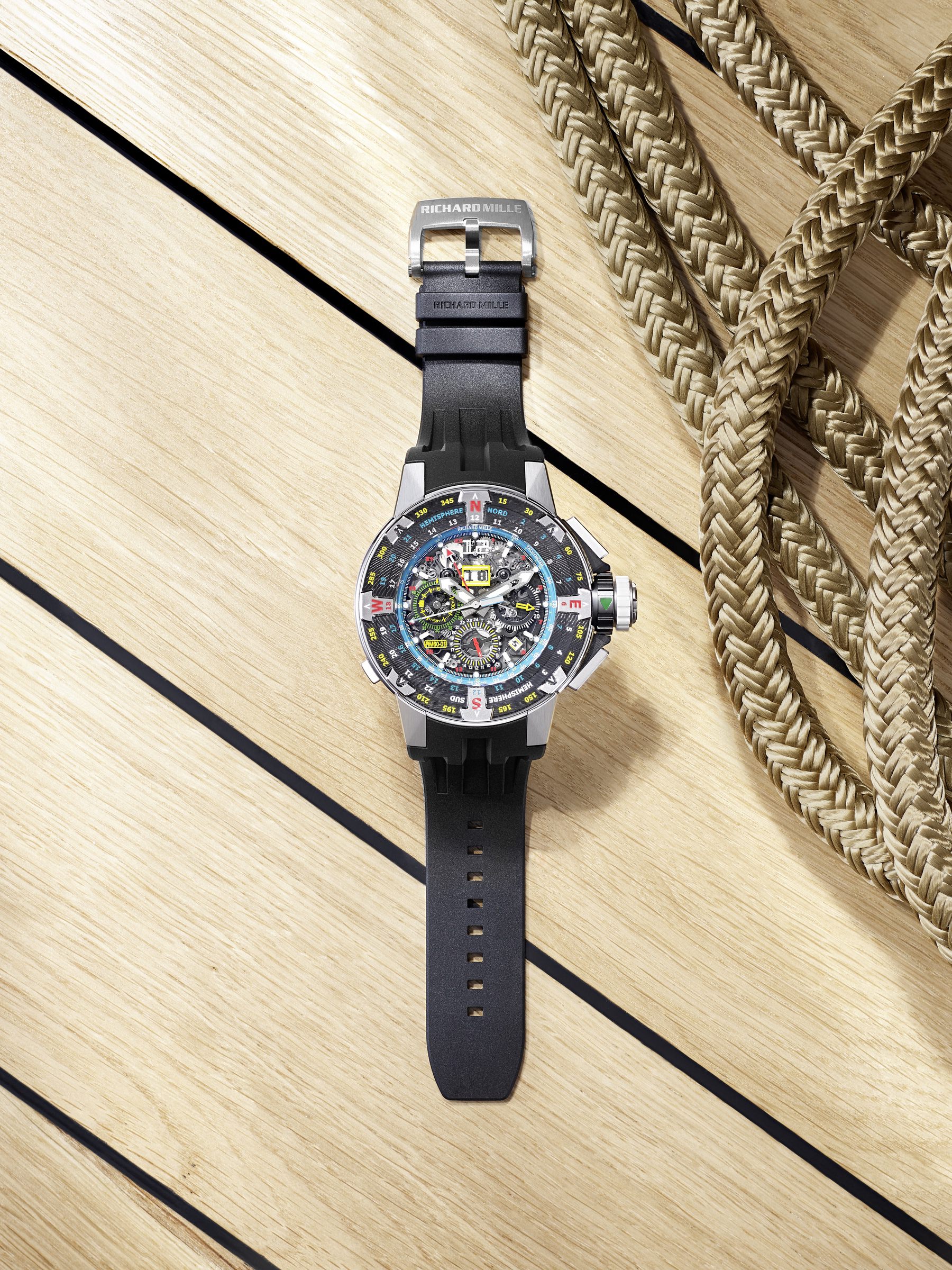 IMG_9081 Richard Mille RM 60-01 Automatic Flyback Chronograph Les Voiles de St Barth Limited Edition rm-60-01 Replica 8