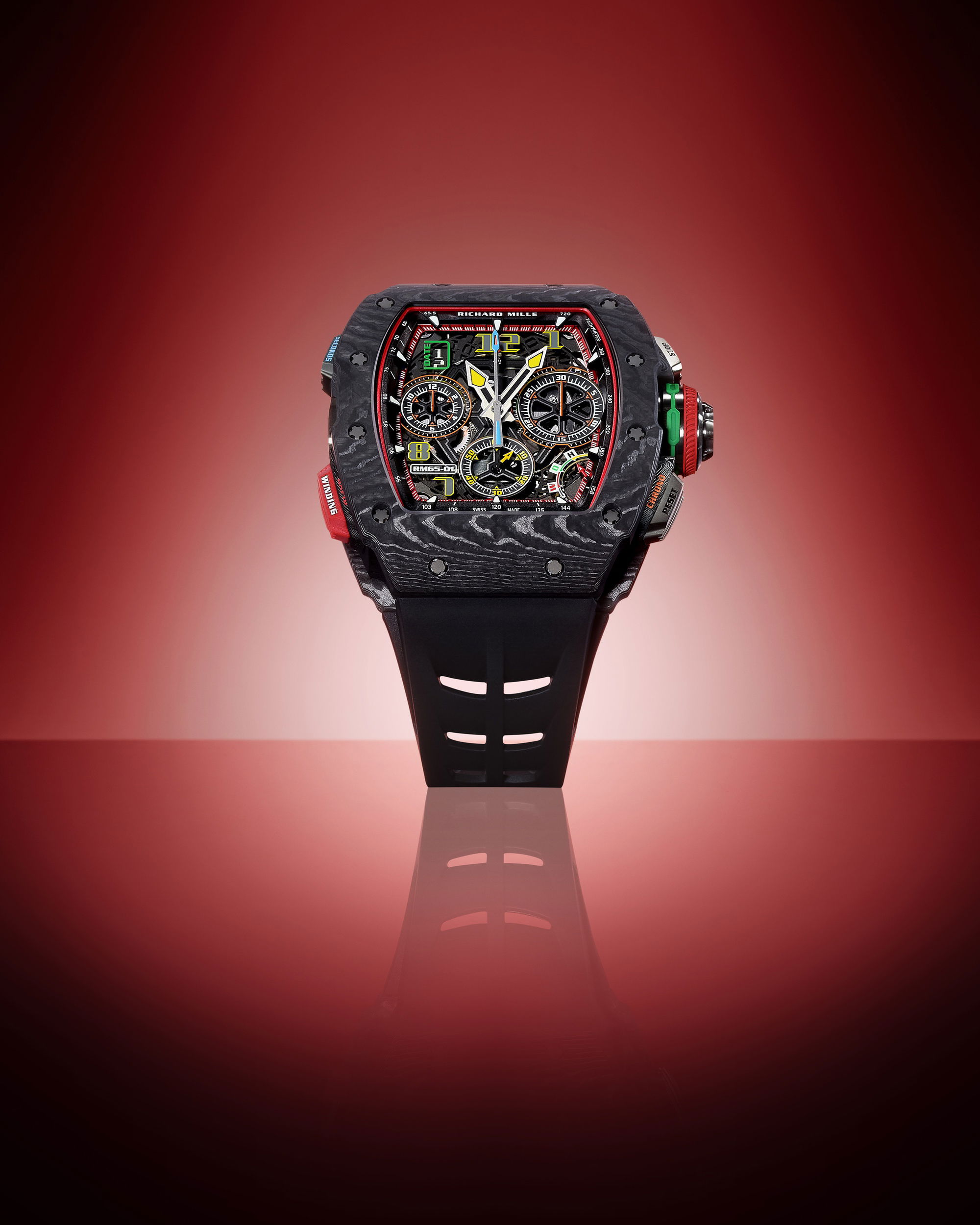 IMG_9081 Richard Mille RM 65-01 Automatic Split-Seconds Chronograph Carbon TPT? rm-65-01 Replica 8