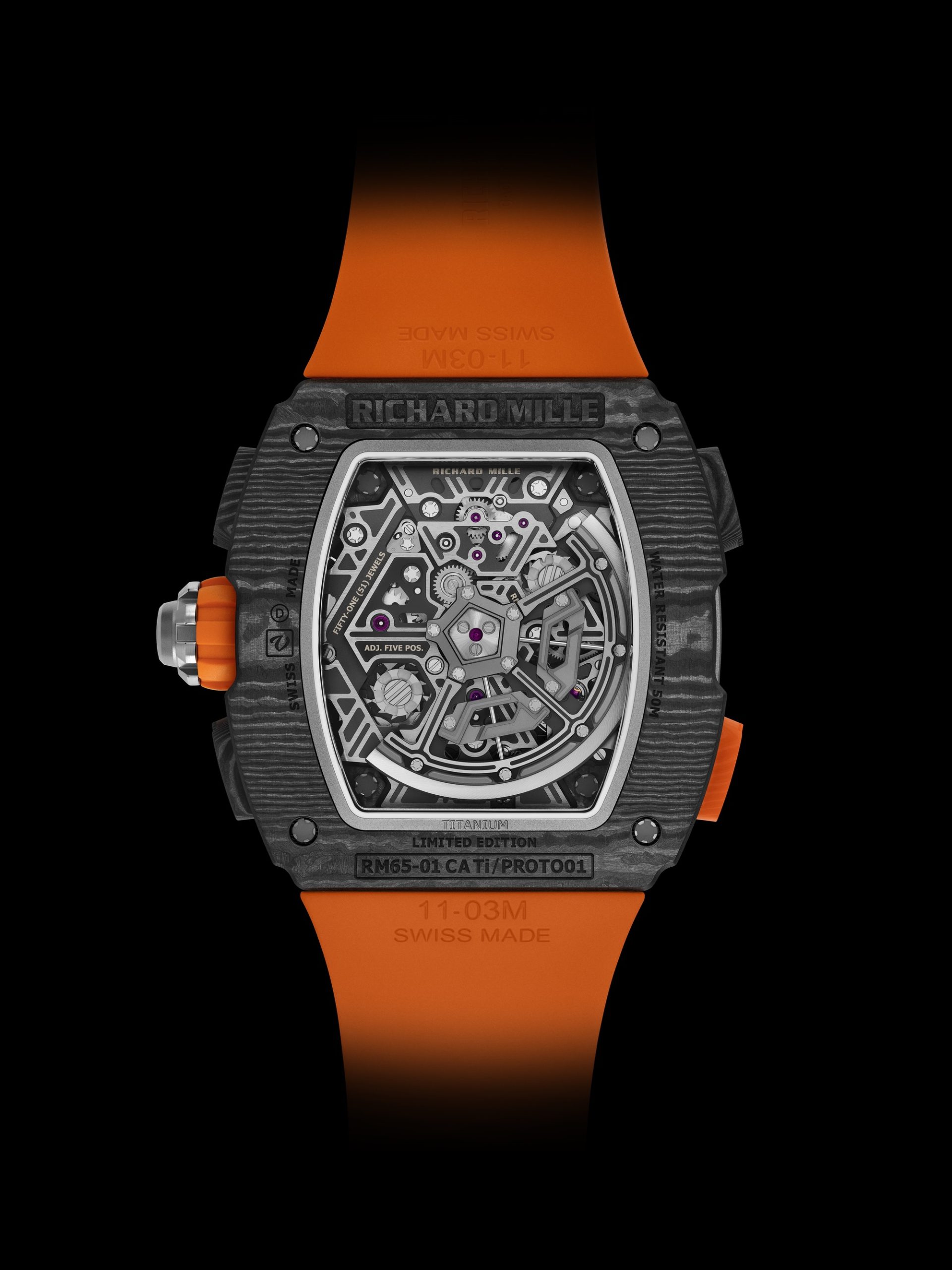 Richard Mille RM 65-01 Automatic Split-Seconds Chronograph McLaren W1 rm-65-01 Replica 8