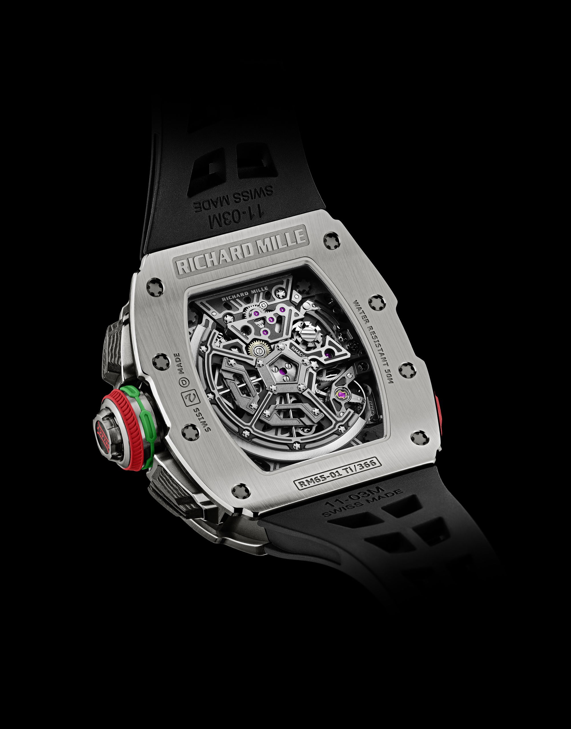 IMG_9081 Richard Mille RM 65-01 Automatic Split-Seconds Chronograph Titanium rm-65-01 Replica 8